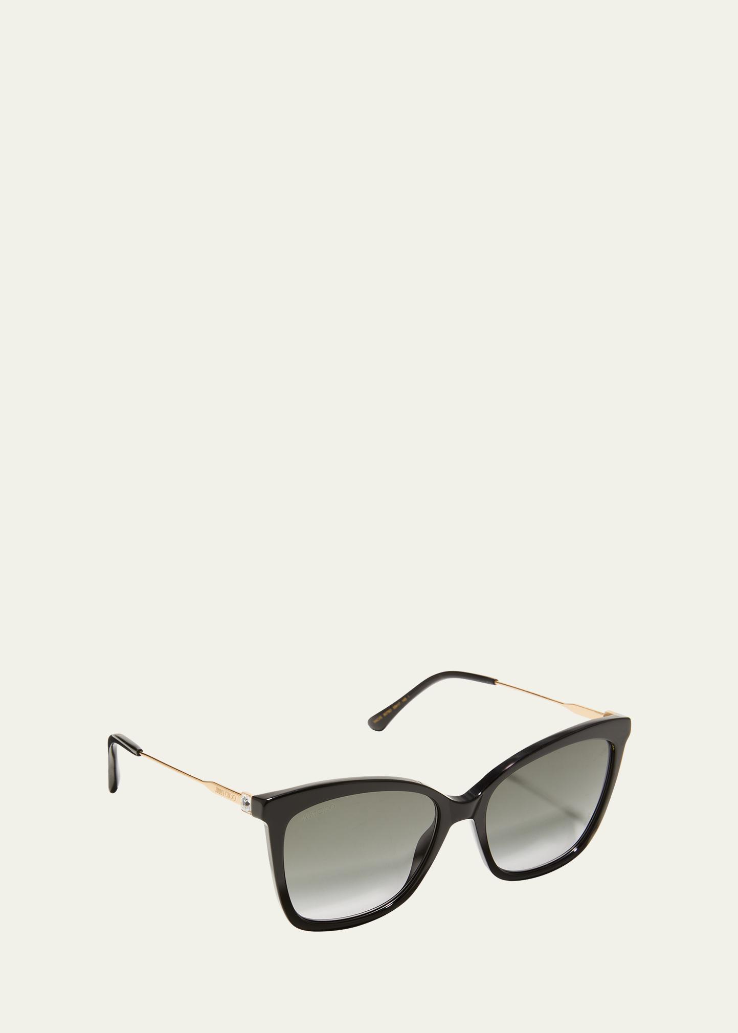Jimmy Choo Black Sunglasses with Crystal and Gold Accents Jimmy Choo JC5030U 5000/87 Sunglasses - US main image 4