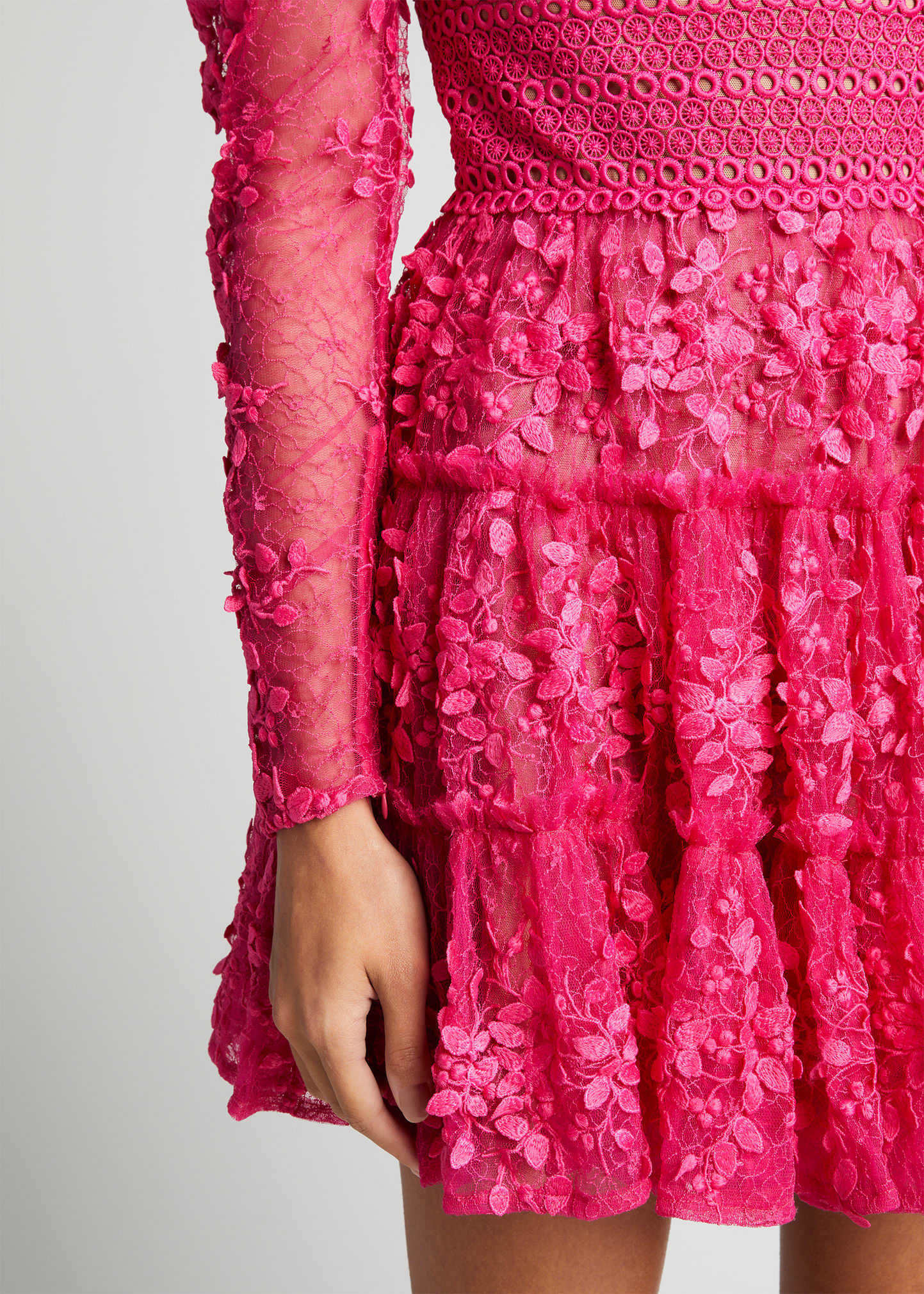 Bronx and Banco Megan Long-Sleeve Mini Dress - Bergdorf Goodman