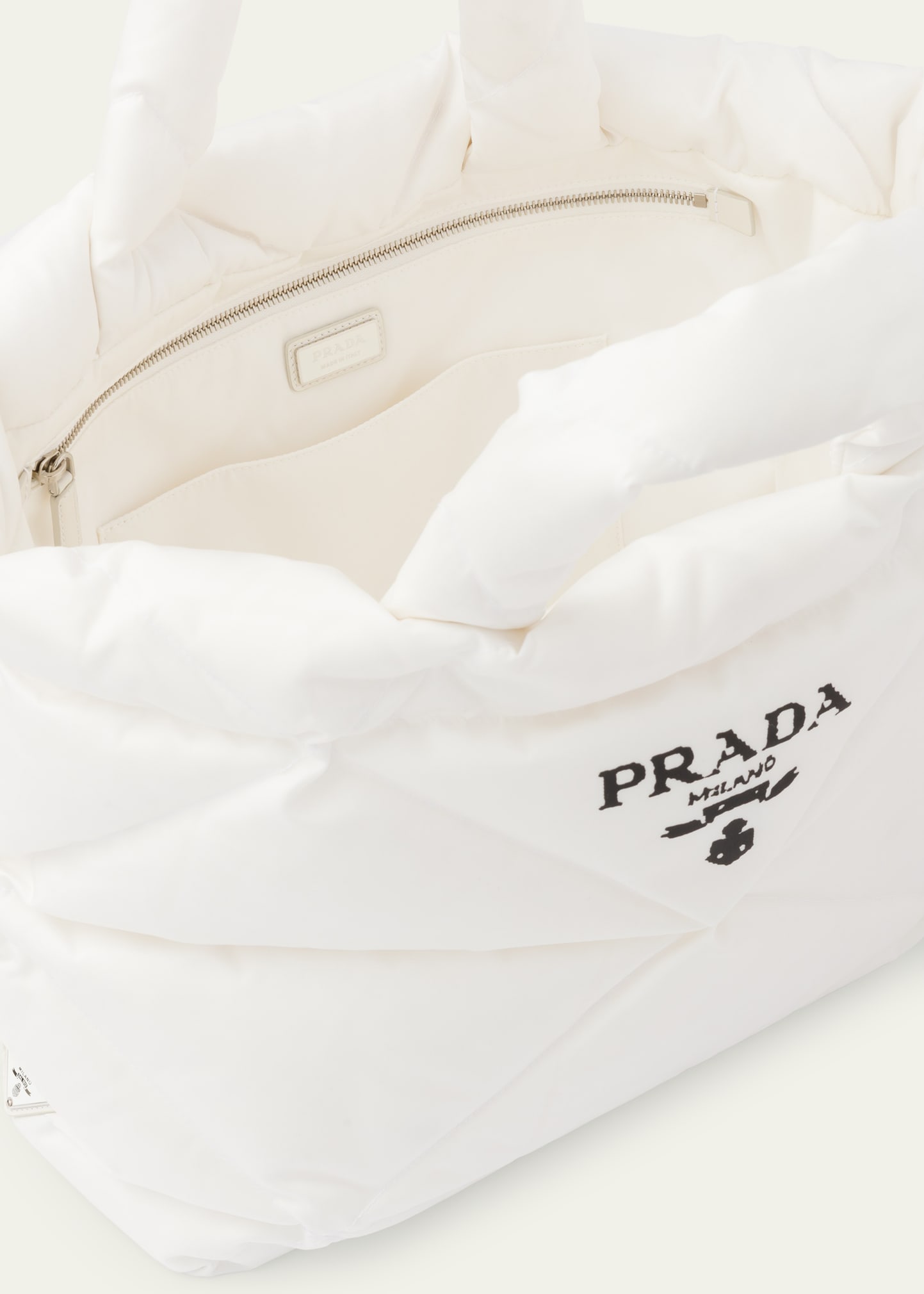 Prada Triangle Padded Re-Nylon Tote Bag - Bergdorf Goodman