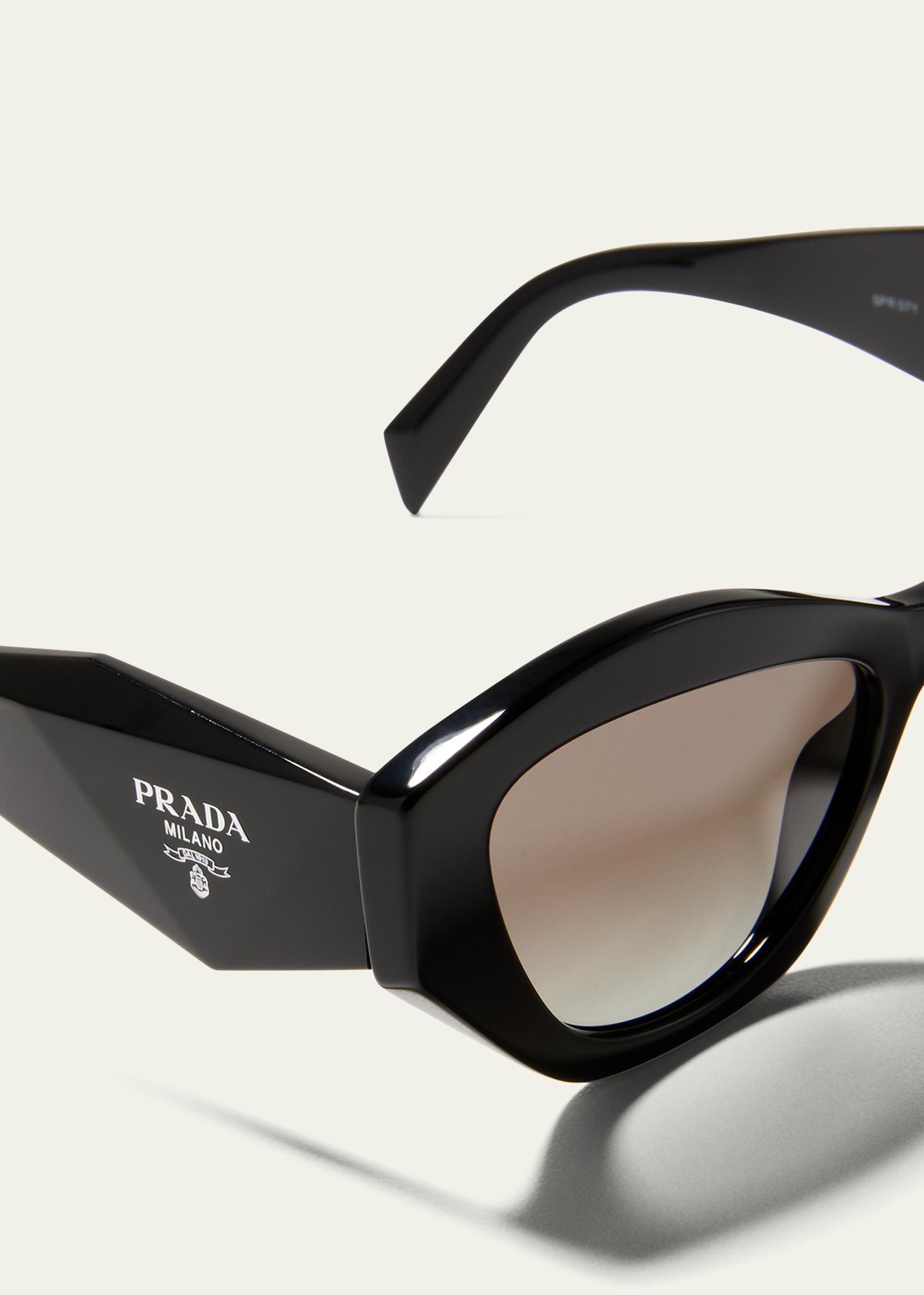 Prada 0PR 07YS Universal Fit Gradient Sunglasses - Bergdorf  display picture 2