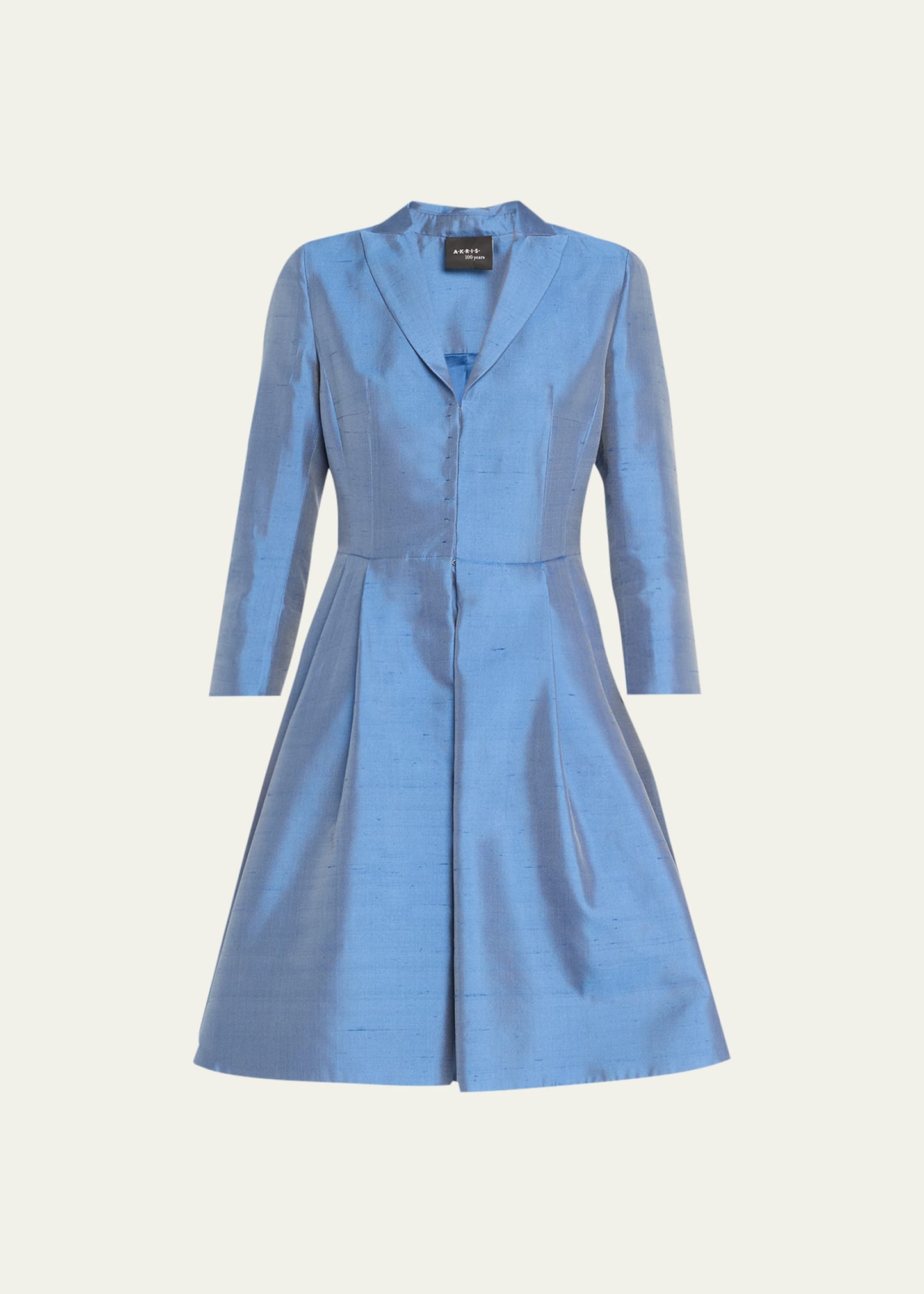 light blue coat dress Voyage Coat Dress Cornflower Blue Chambray / 3