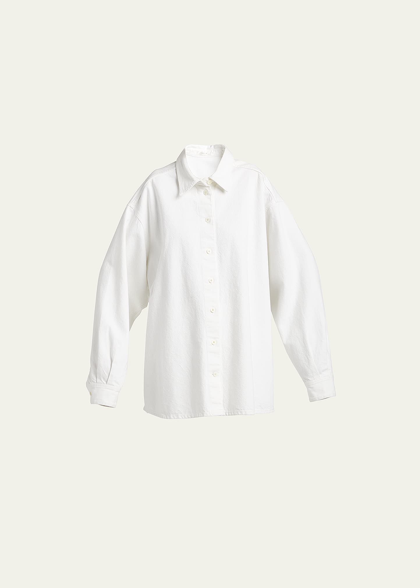 THE ROW Frannie Oversized Denim Shirt - Bergdorf Goodman