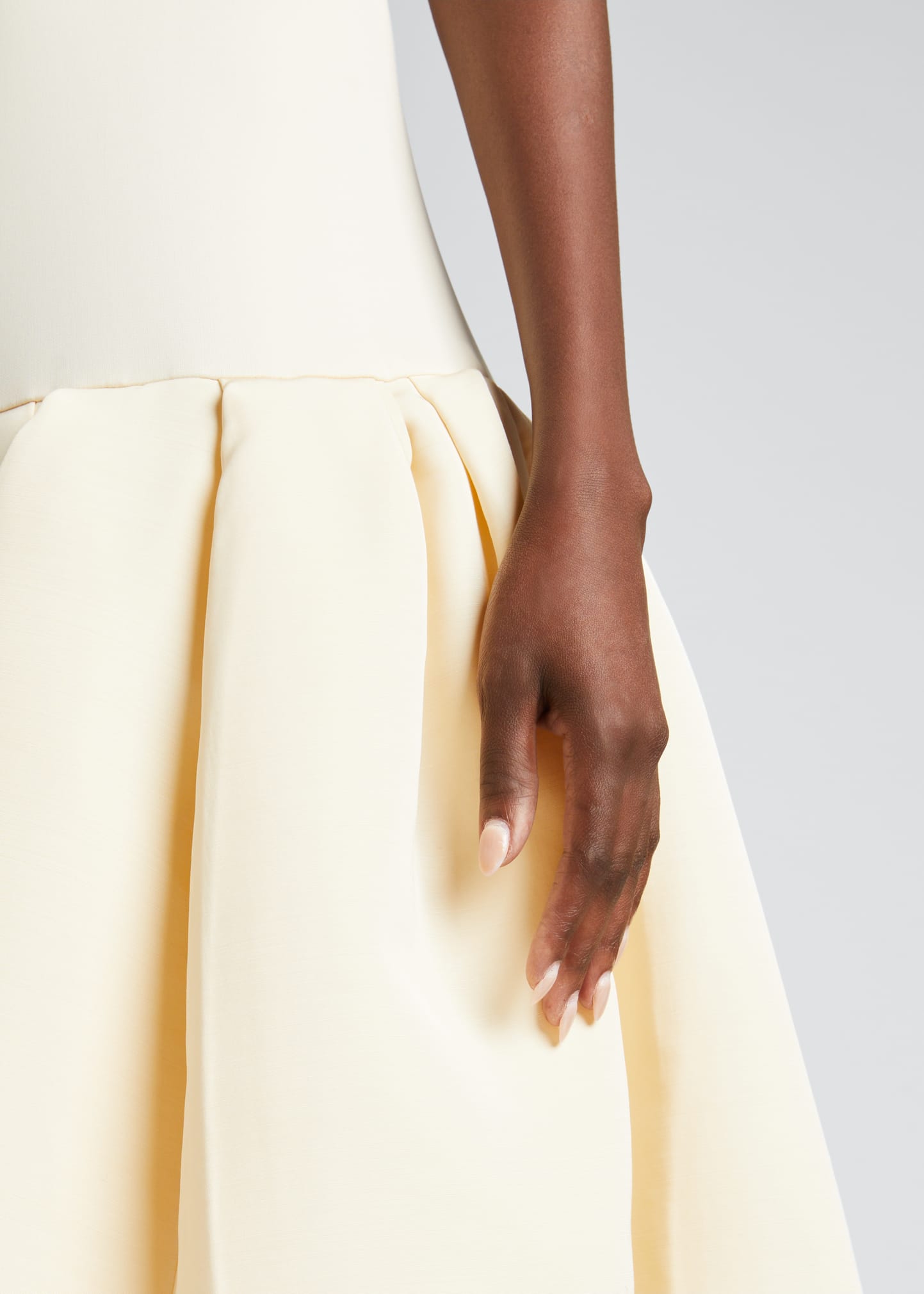 Khaite Lynette Drop-Waist Midi Dress - Bergdorf Goodman