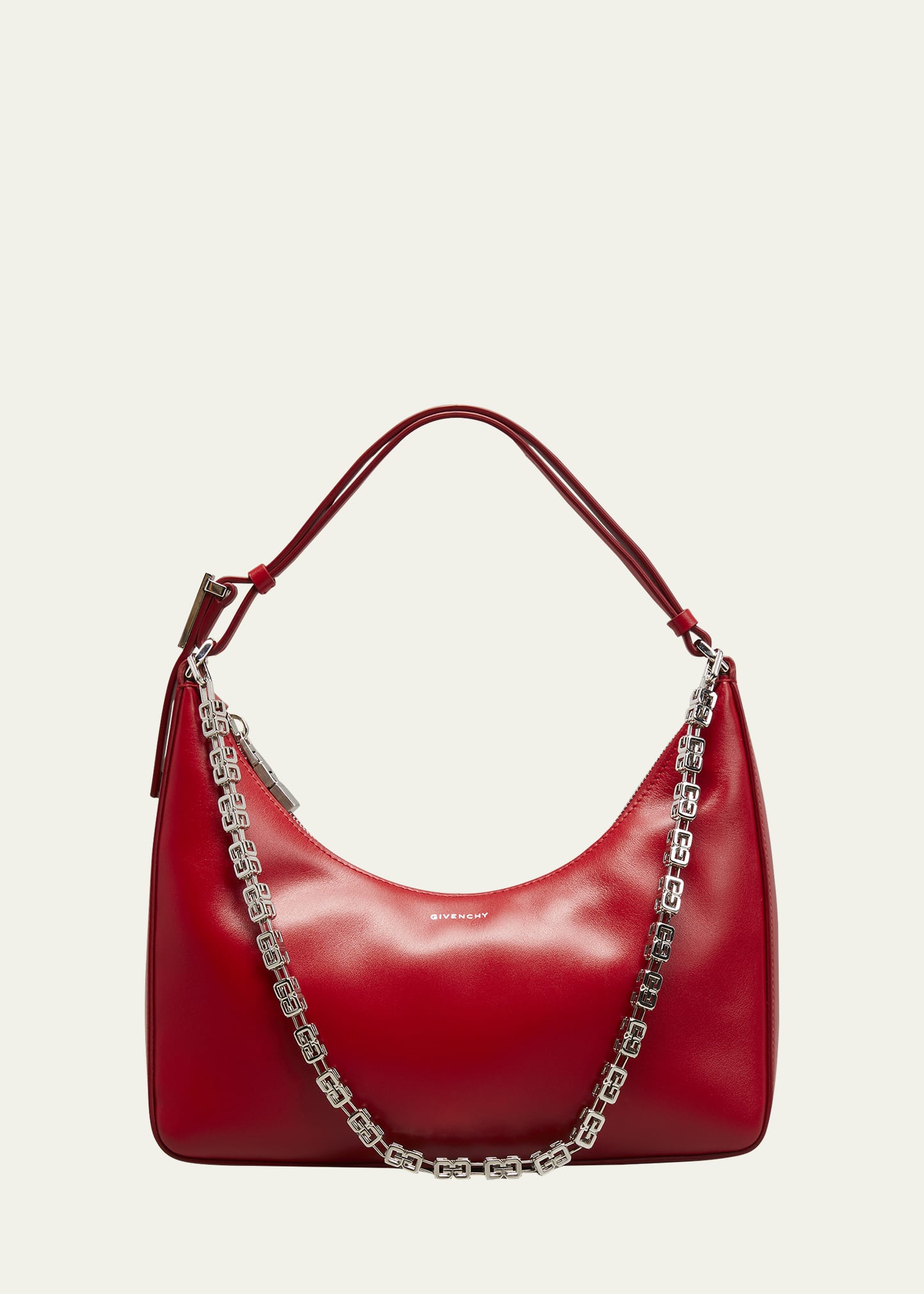 【GIVENCHY】MOON CUT OUT BAG Givenchy Moon Cut Out Small Shoulder Bag in Leather with