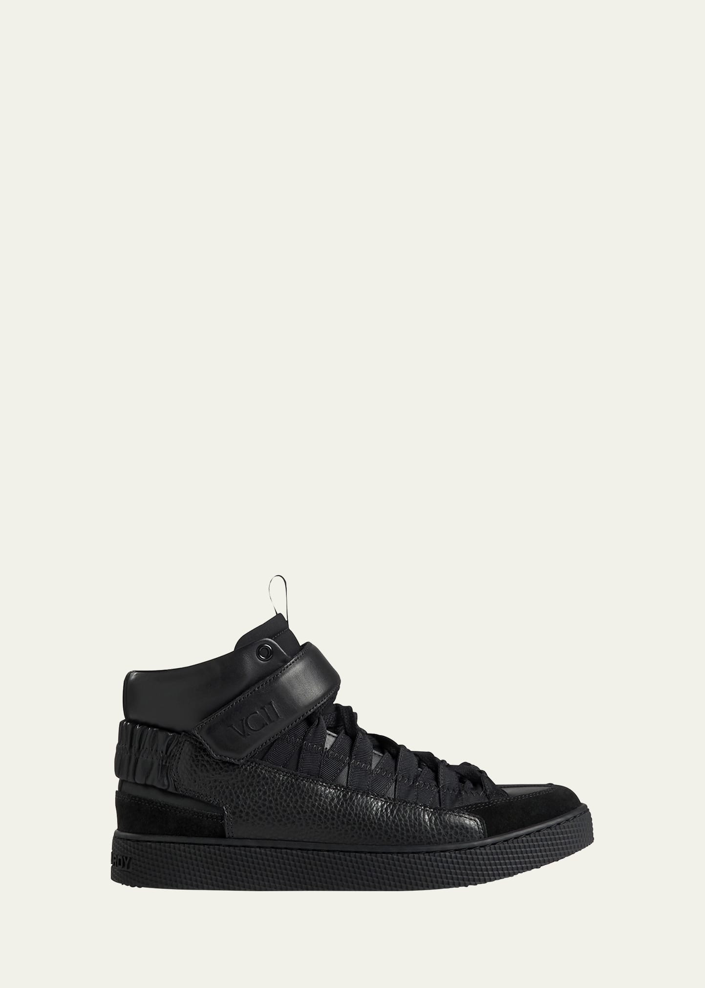 Pierre Hardy x Victor Cruz Mixed Leather High-Top Sneakers