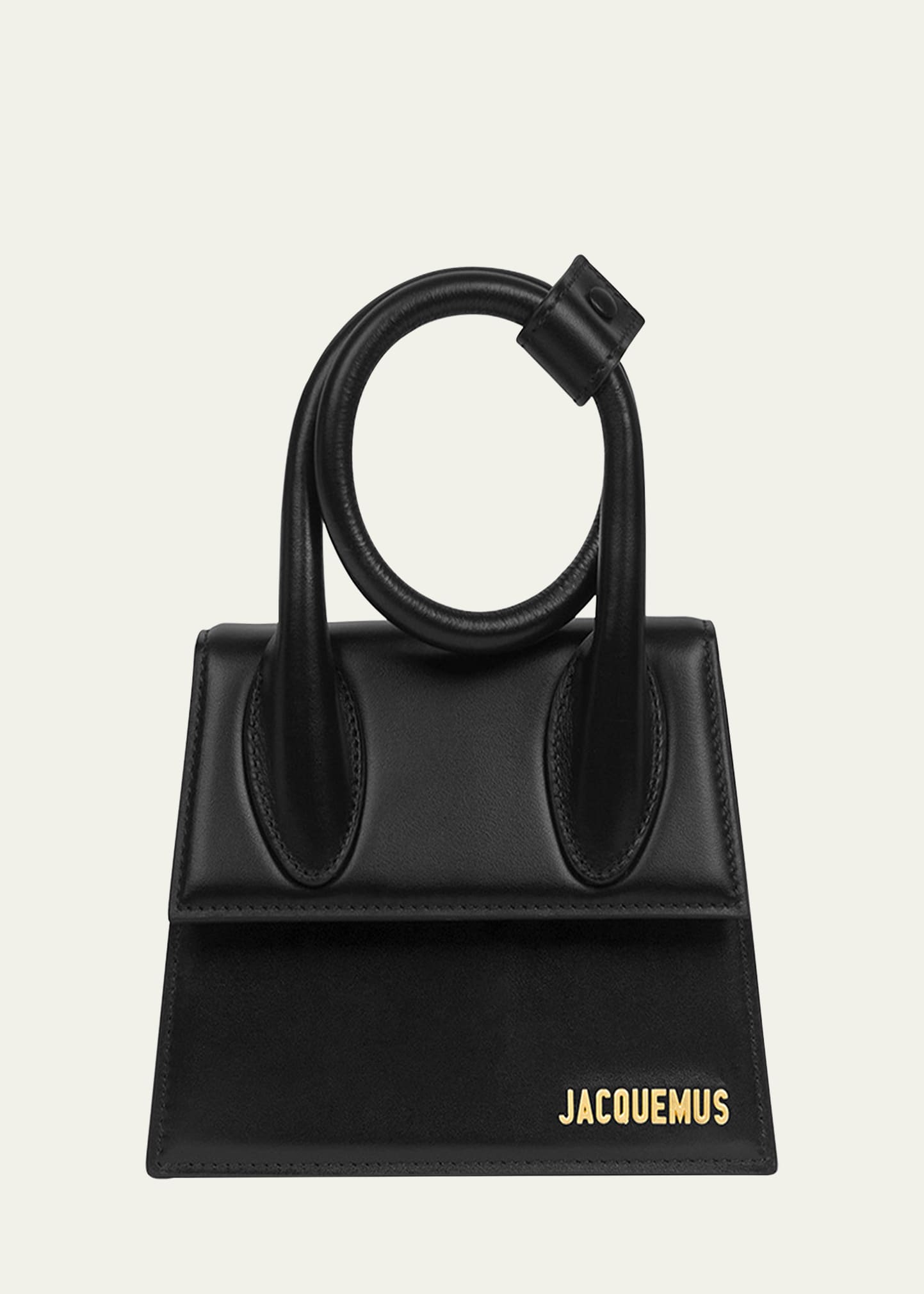 Jacquemus Le Chiquito Noeud Satchel Bag, Black, Women's, Handbags & Purses Satchels
