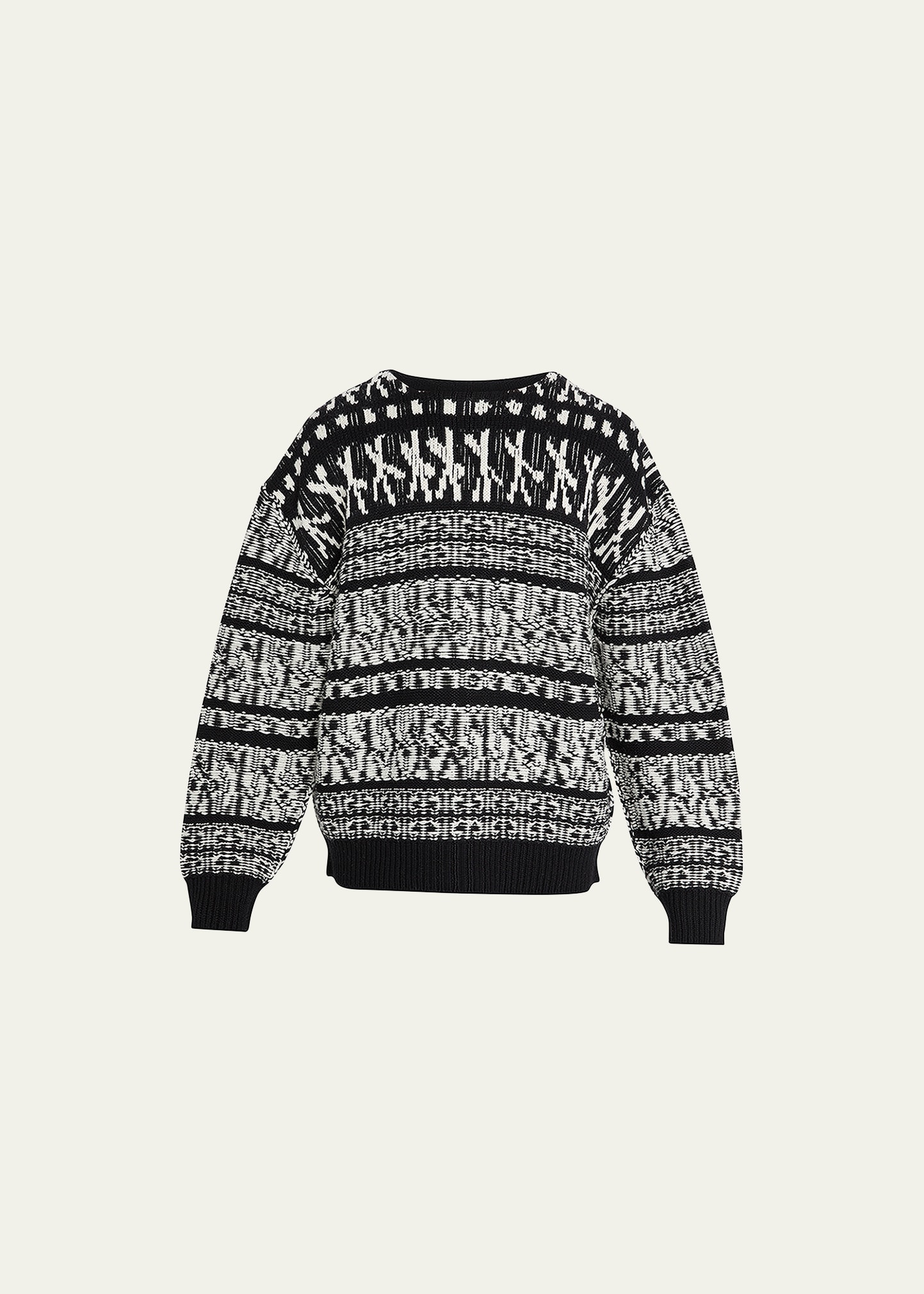 Givenchy x Chito Men's Reversible Jacquard Sweater - Bergdorf Goodman