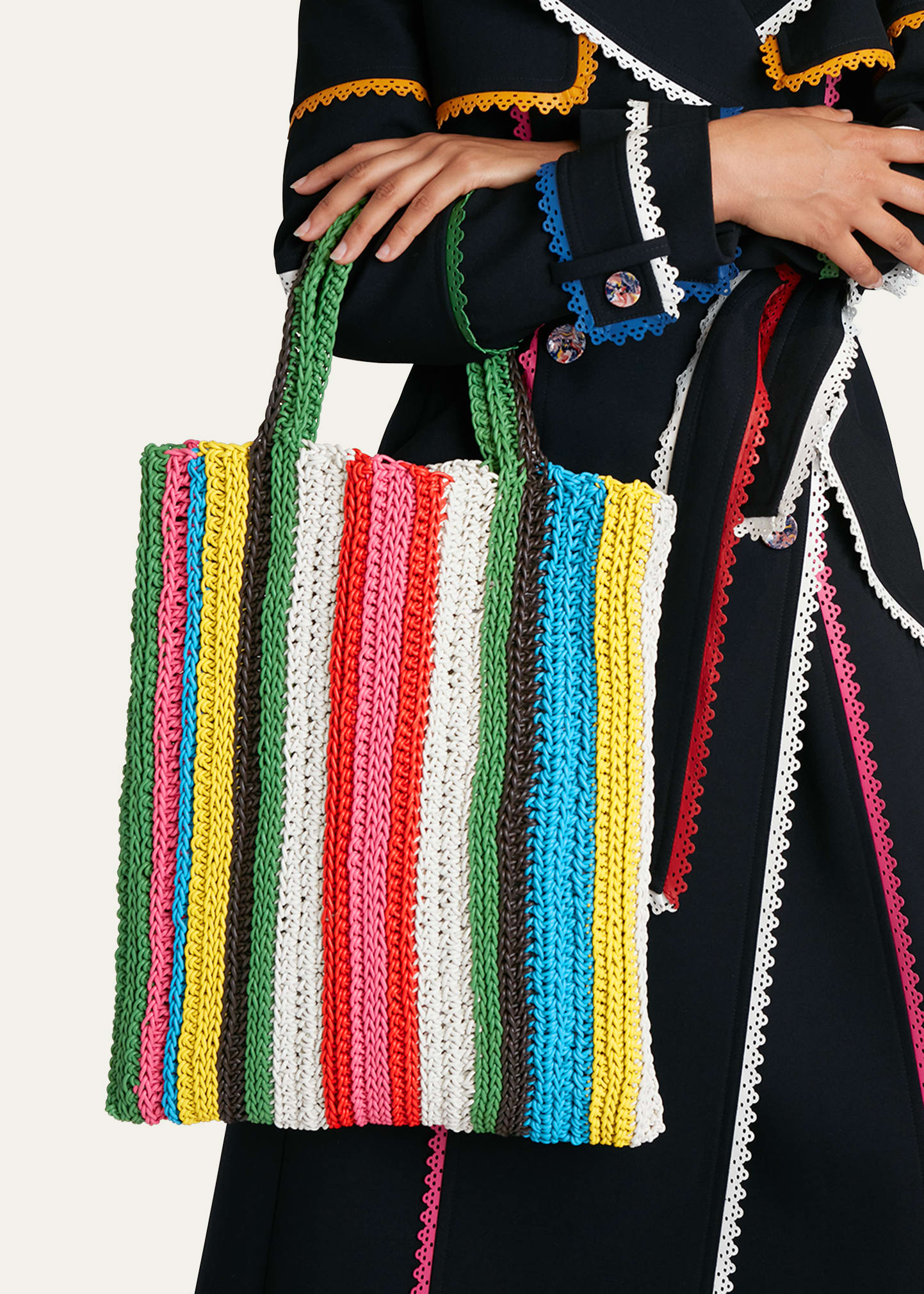 Chloé Medium Knit North South Tote Bag