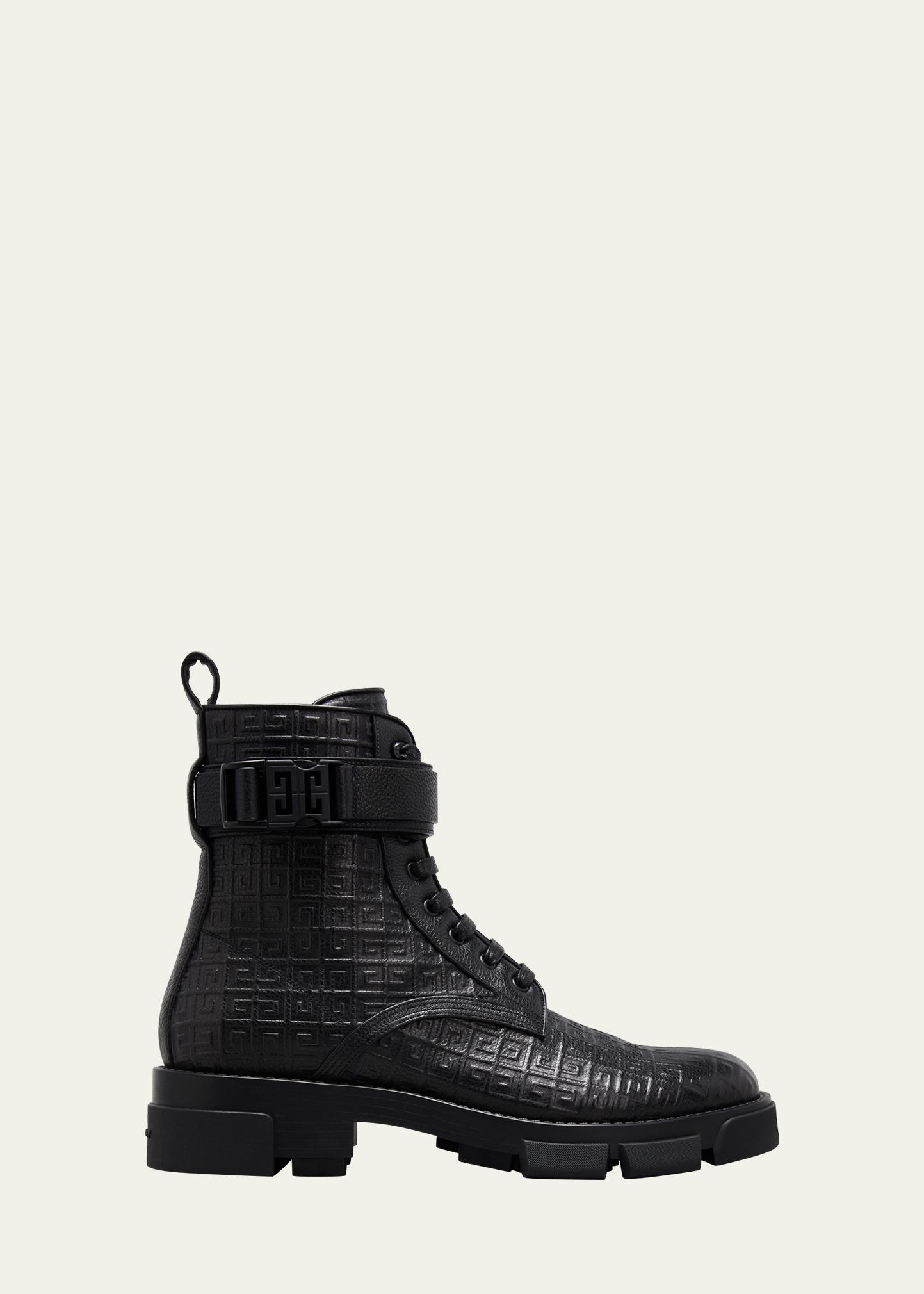 Terra croc skin 4G boot Otis Green Crocskin Leather Combat Boots main image 2
