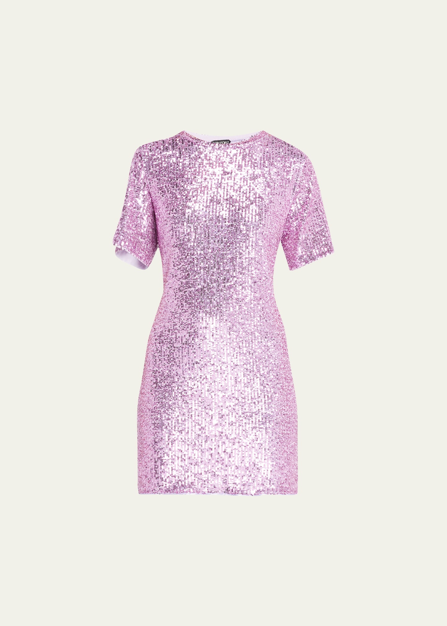 tom ford sequin dress Tom Ford - Sequin Embroidery V-Neck Evening Dress in Polyester Gold for Women