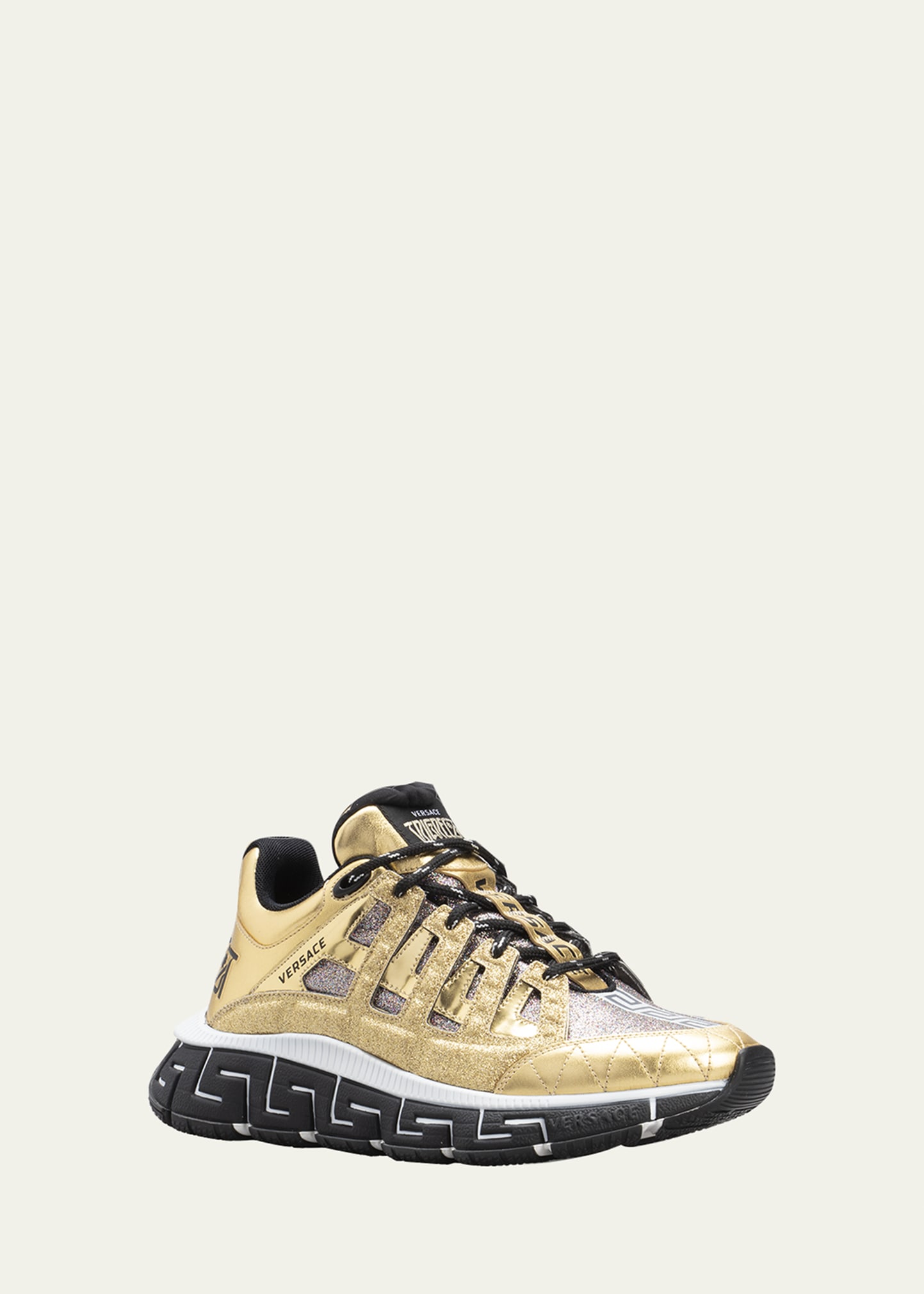 Versace Men's Trigreca Glitter Fashion Trainer Sneakers - Bergdorf