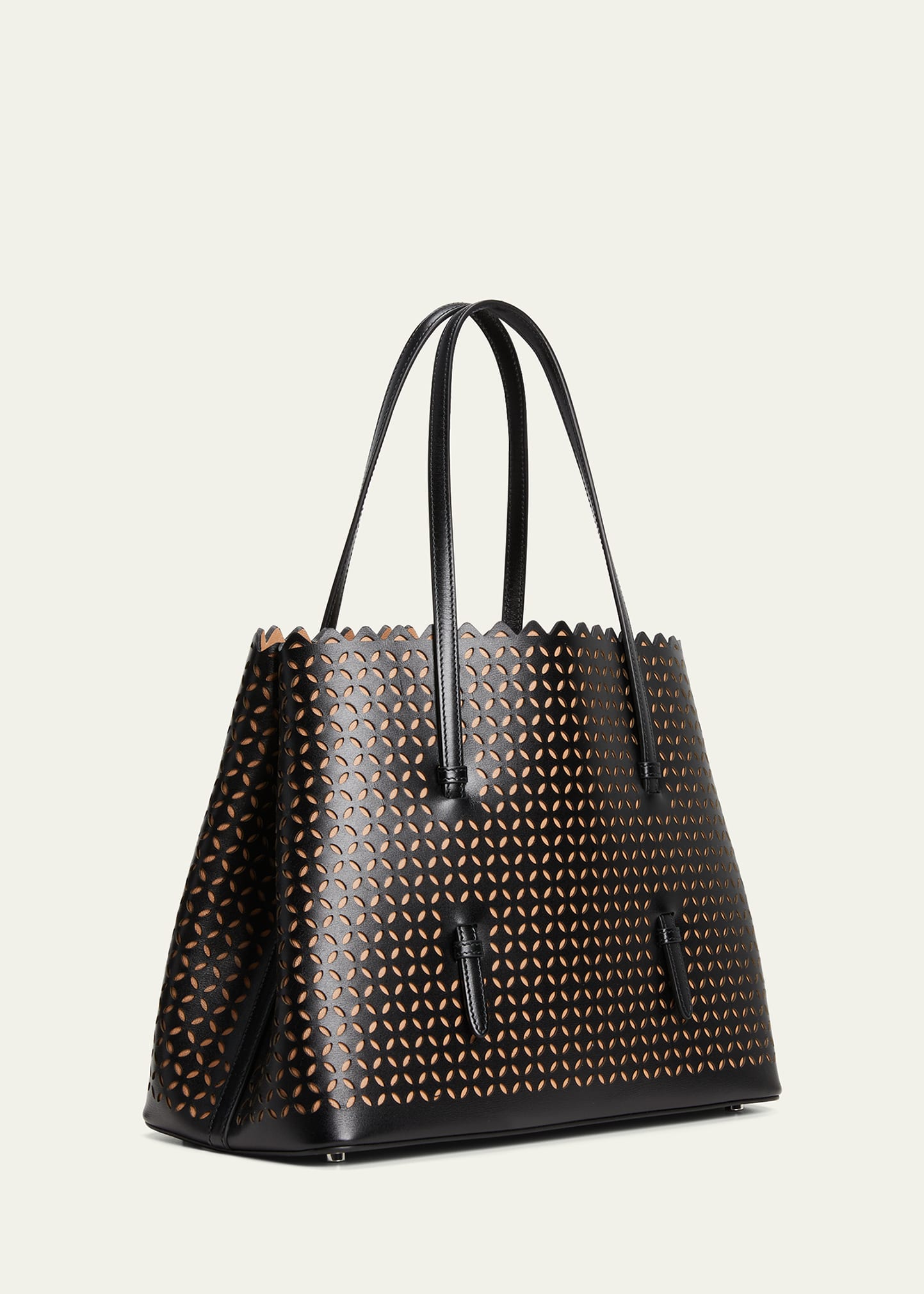 ALAIA Mina 32 Cutout Leather Tote Bag - Bergdorf Goodman
