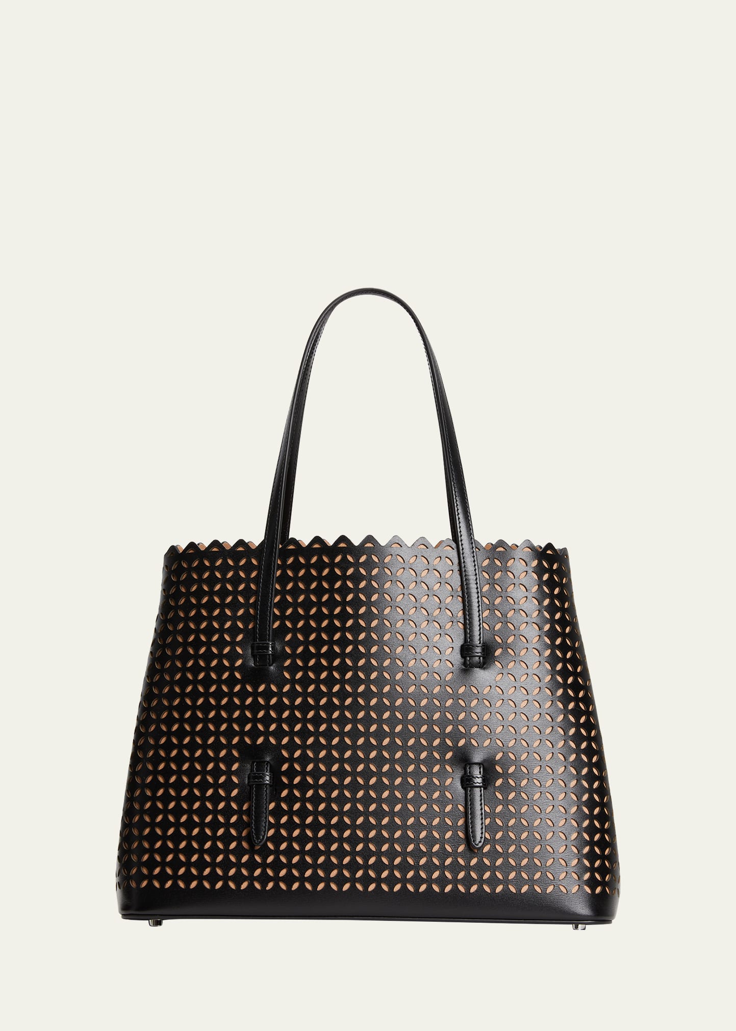 ALAIA Mina 32 Cutout Leather Tote Bag - Bergdorf Goodman