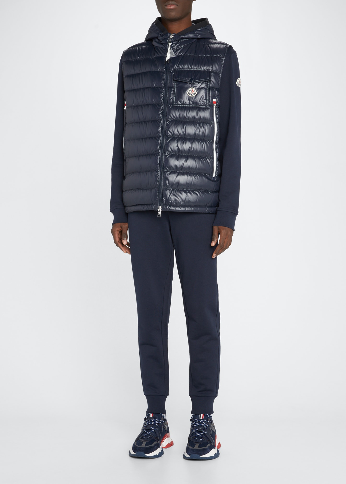 moncler hooded vest