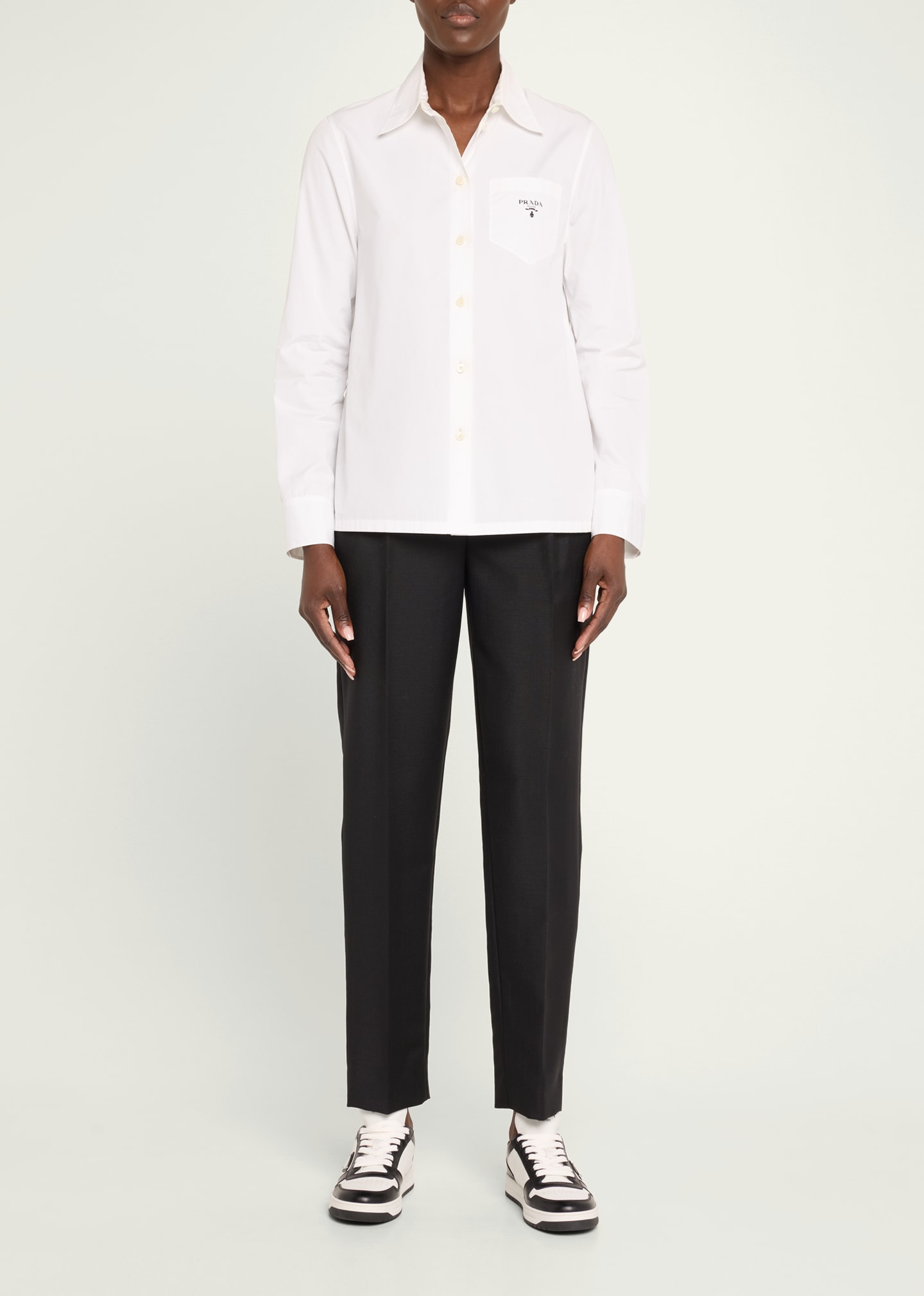 PRADA::Tシャツ:L[RESALE] Prada Cotton T-Shirt | Saks Fifth Avenue
