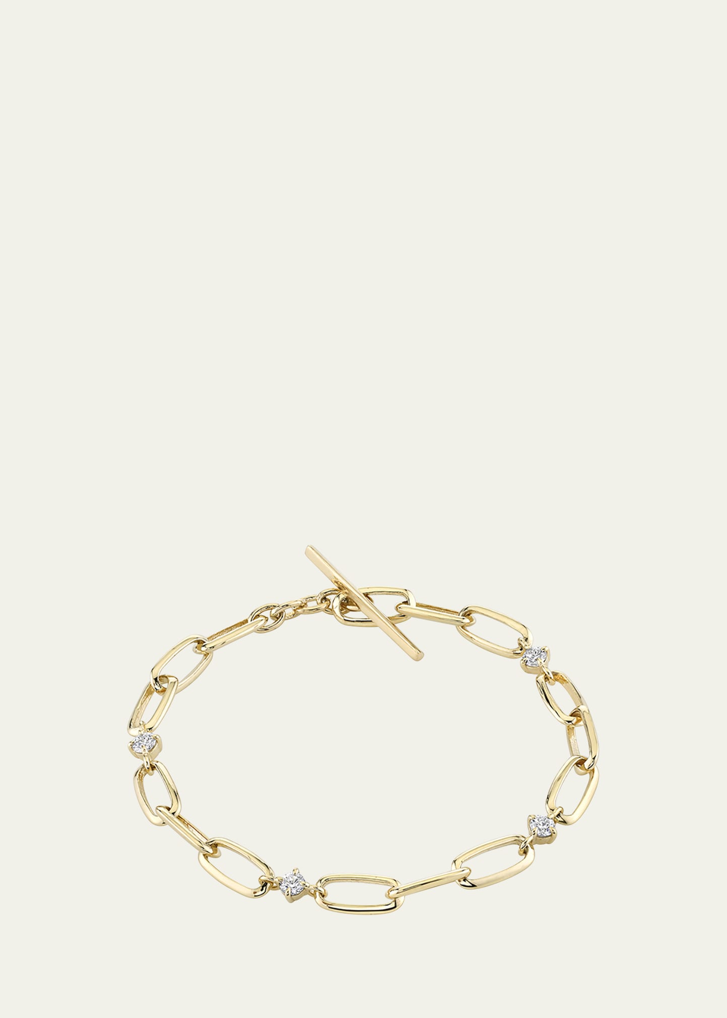 Lizzie Mandler Fine Jewelry Eclat Diamond Station Link Bracelet
