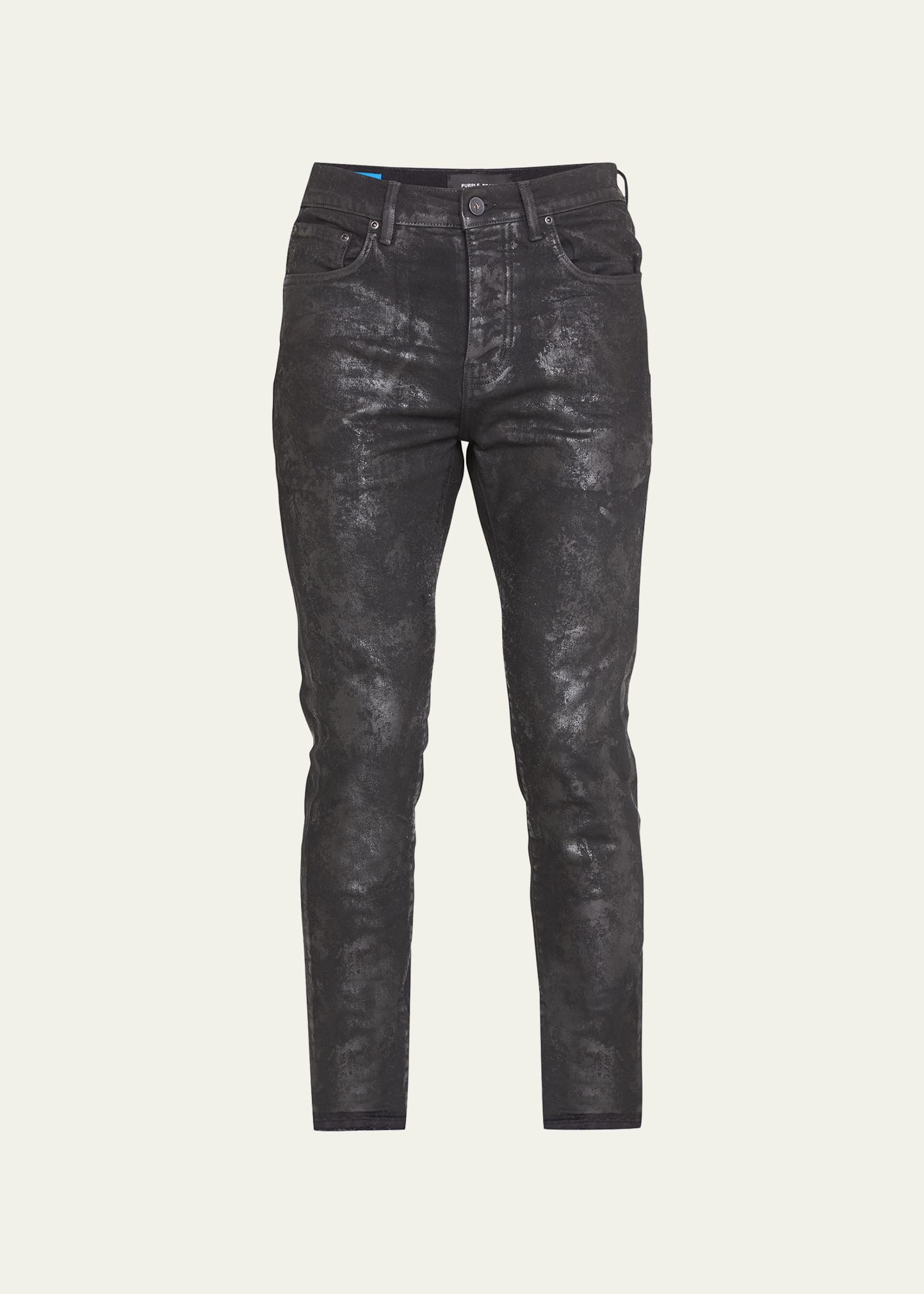 Waxed hotsell skinny jeans