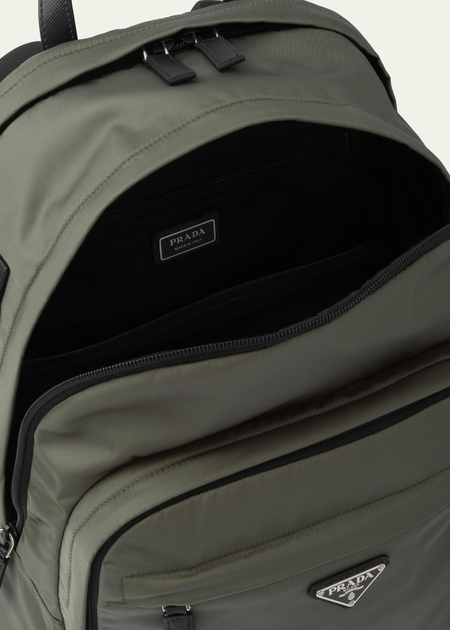 Prada Men's Triangle Logo Nylon Backpack - Bergdorf Goodman