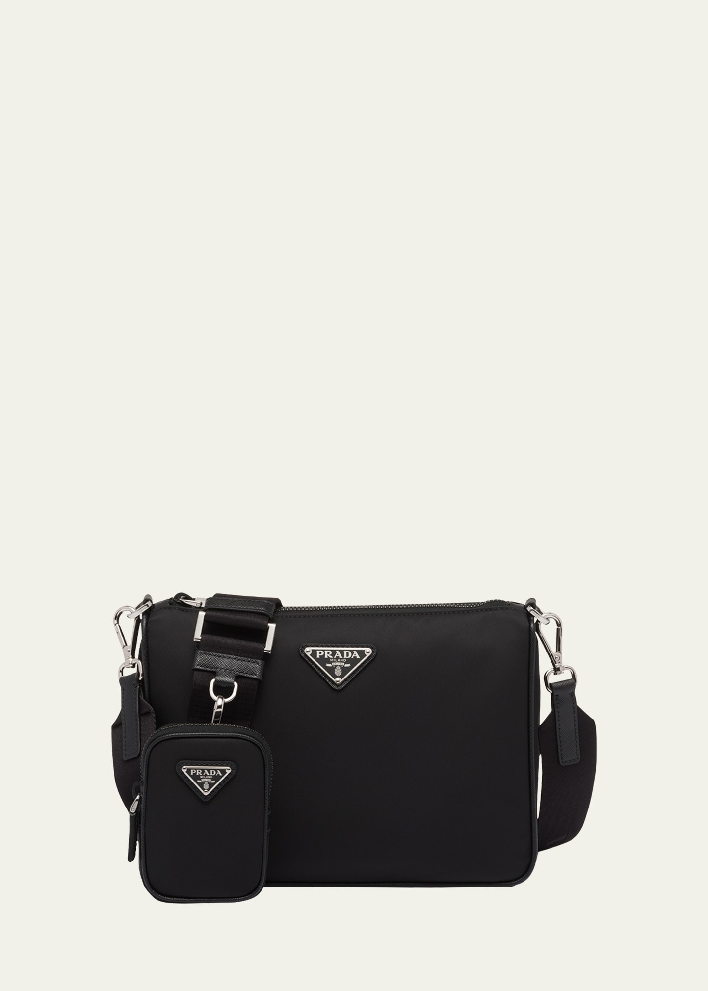 Prada logo crossbody bag online