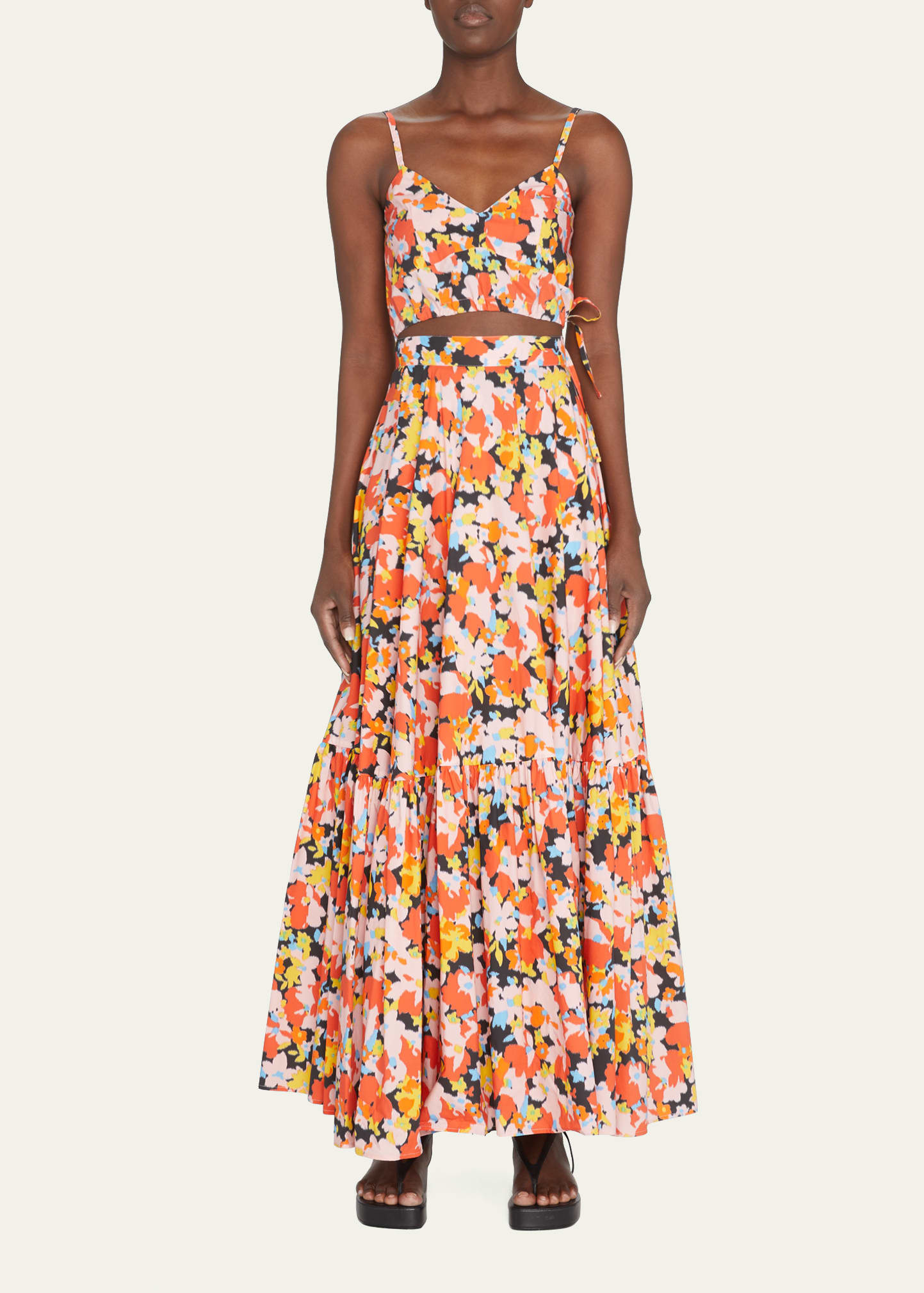 31 Phillip Lim Printed Multi Slit Maxi Skirt Bergdorf Goodman 