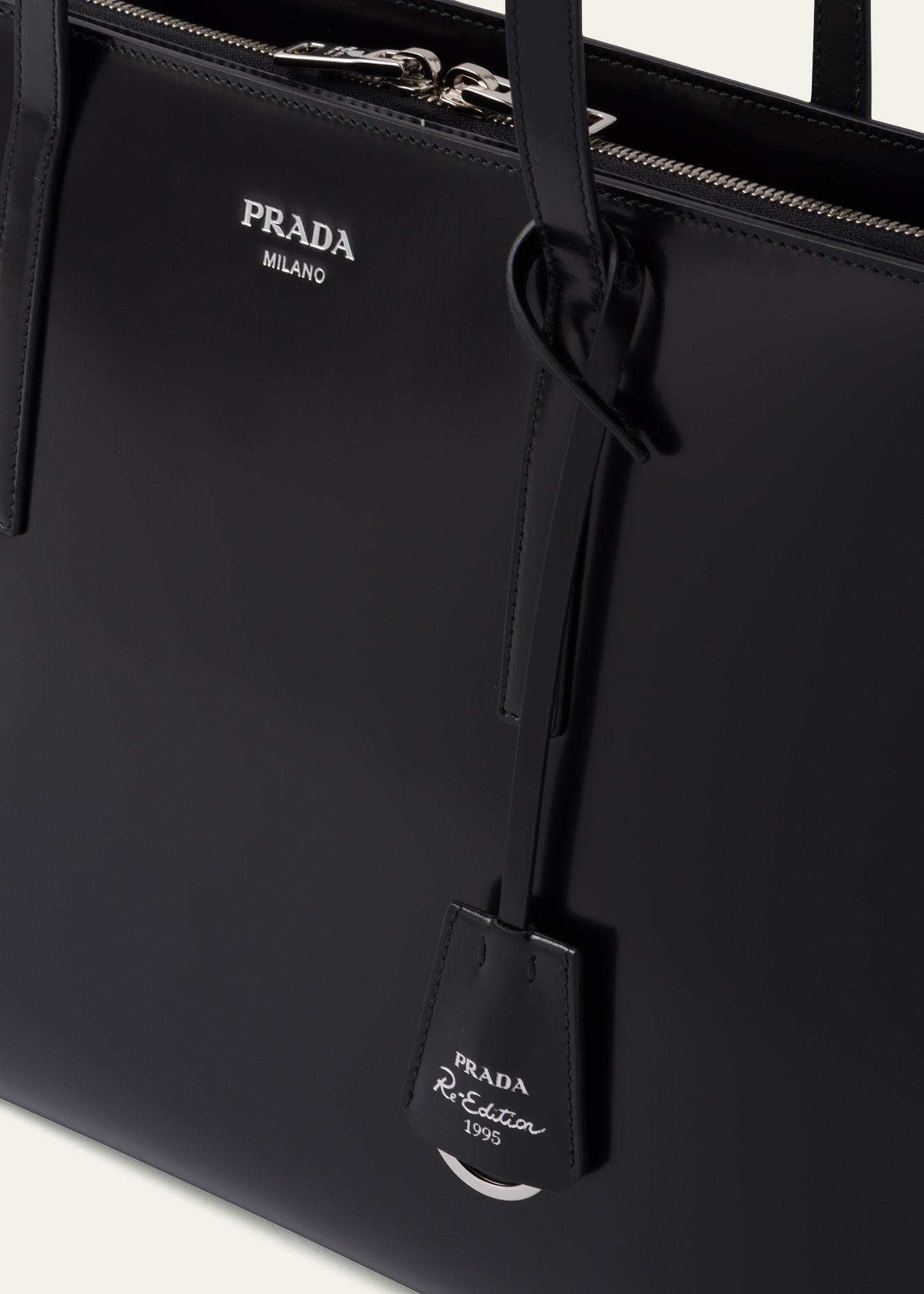 Prada Re-Edition 1995 Large Brushed Leather Tote Bag - Bergdorf