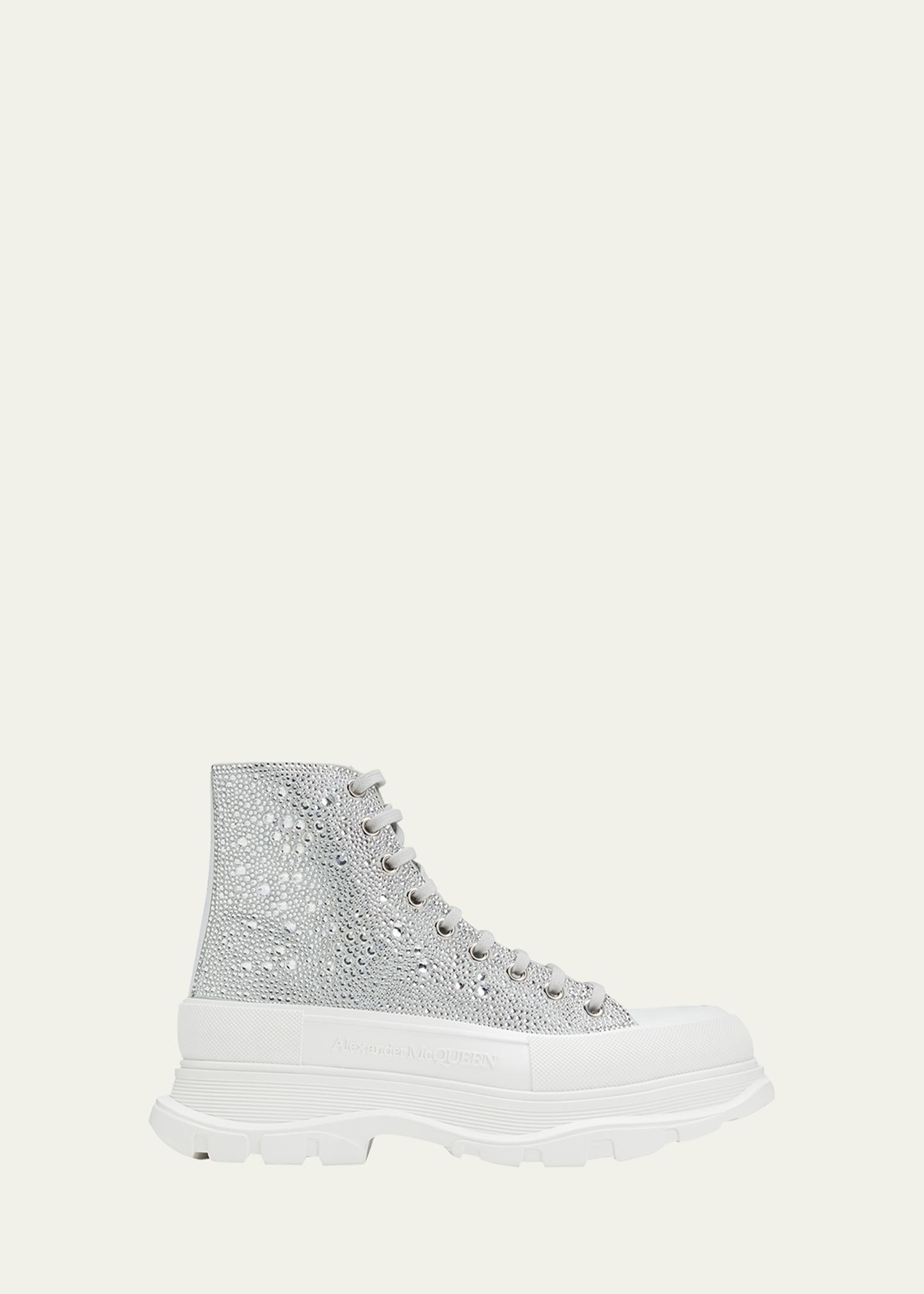 Alexander McQueen Mercury Boots ALEXANDER MCQUEEN RAVE LEATHER BIKER COMBAT BOOTS IN BLACK  main image 2