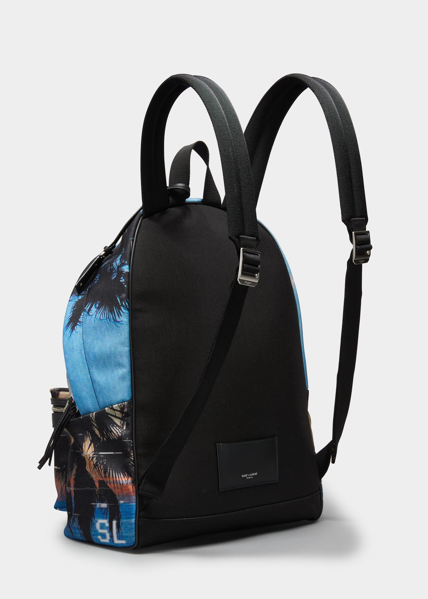 Saint Laurent Men's City Palm Tree Sunset Backpack - Bergdorf Goodman