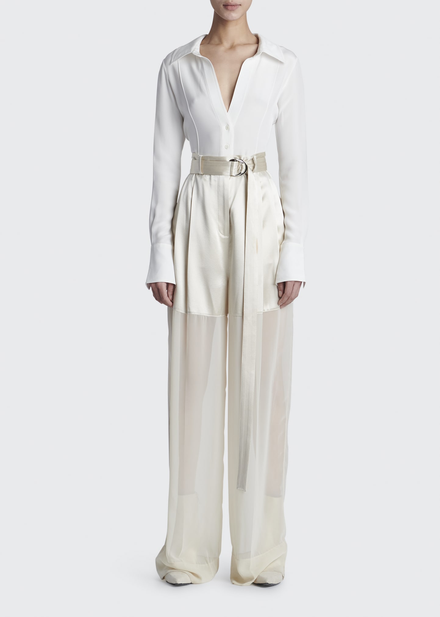 Peter Do Tailored Combo Pants - Bergdorf Goodman