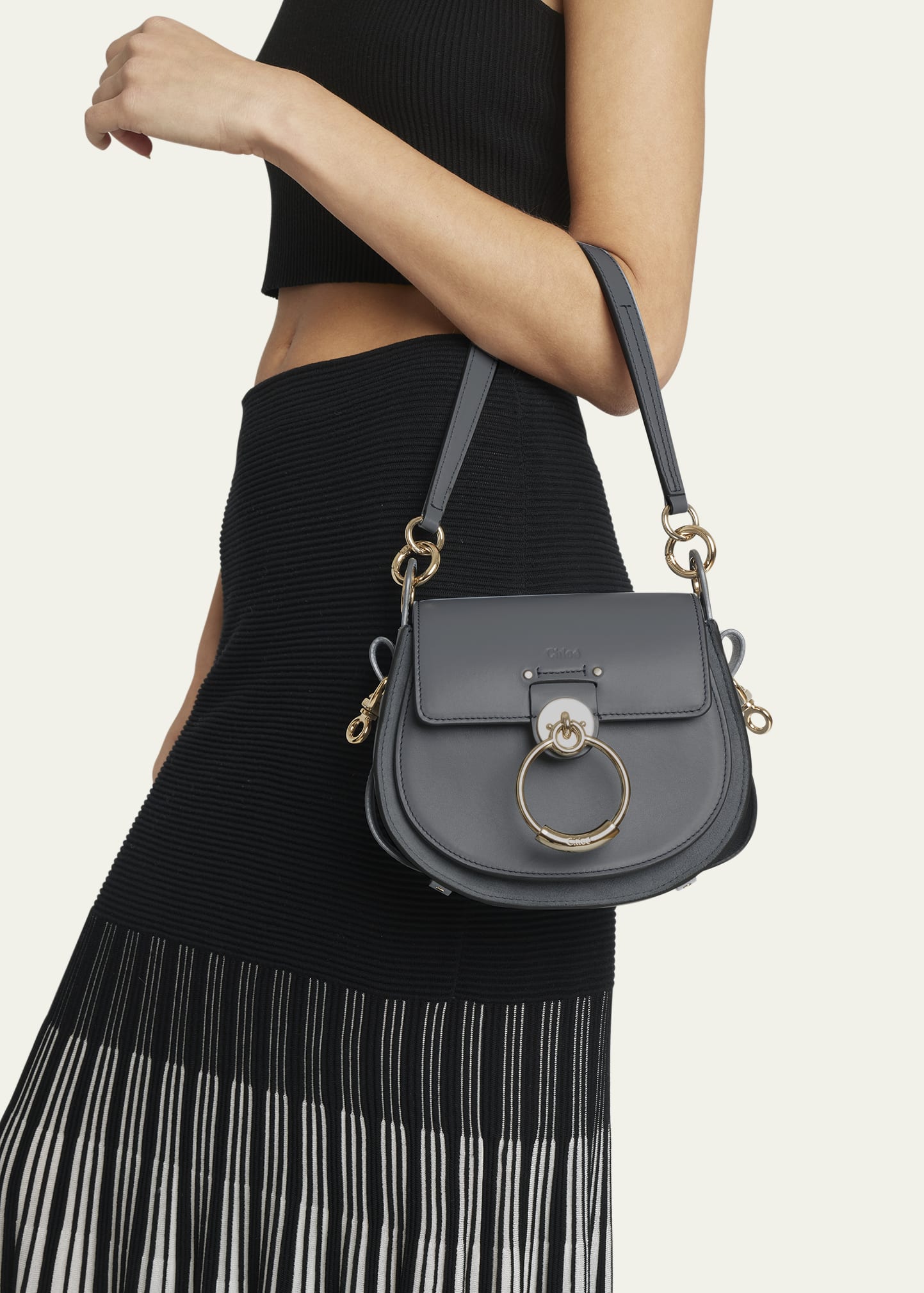 Chloe Tess Small Crossbody Bag in Leather - Bergdorf Goodman