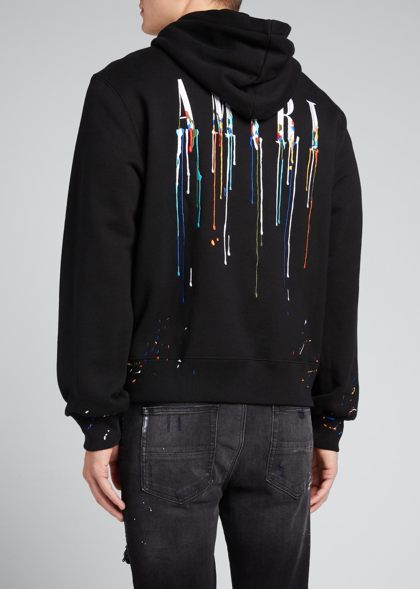 Mens Paint Drip Jumper Amiri Men