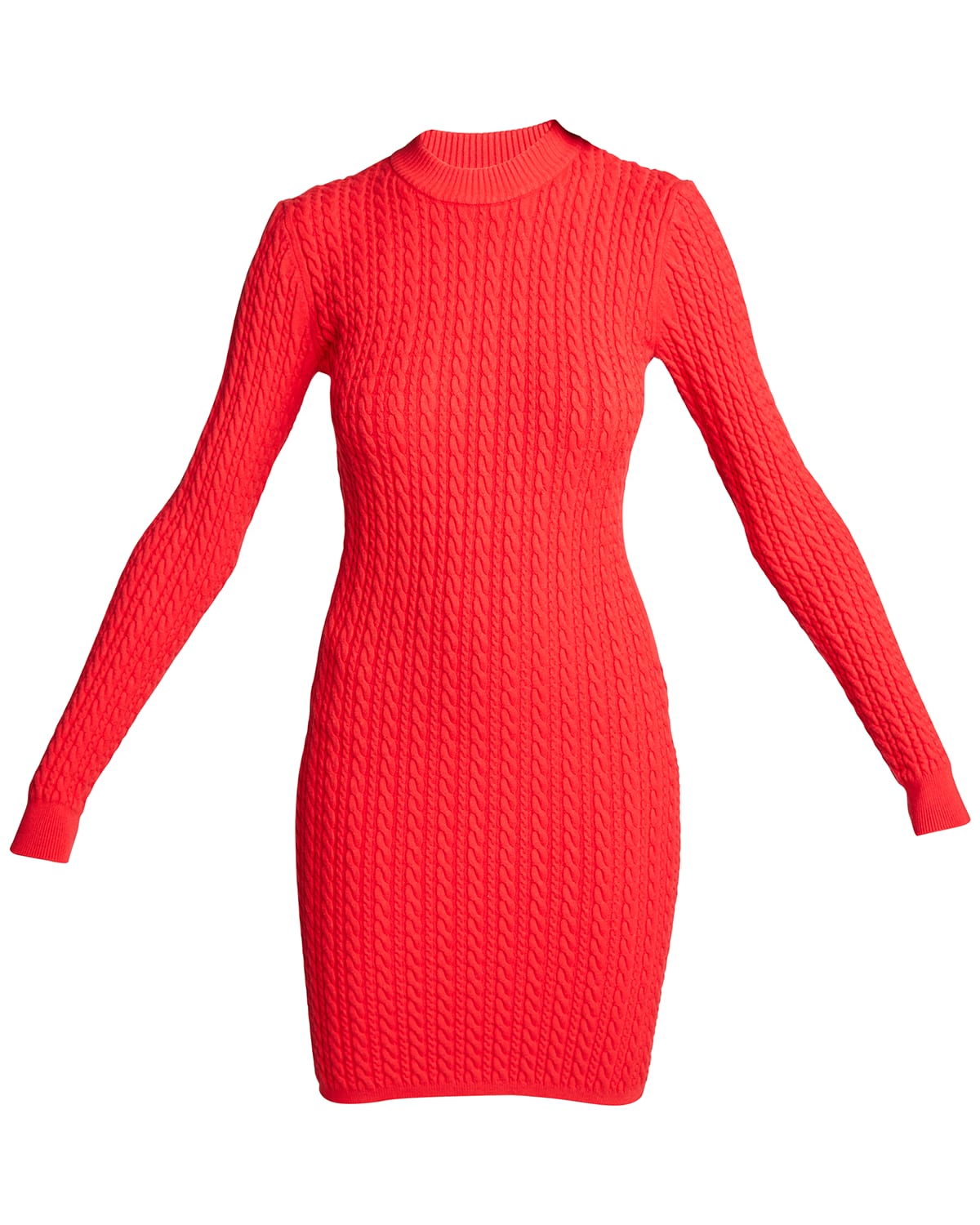 Allyn cable knit dress 値下げ中 ALICE + OLIVIA Yuna Cable-Knit Mini Dress - Bergdorf Goodman