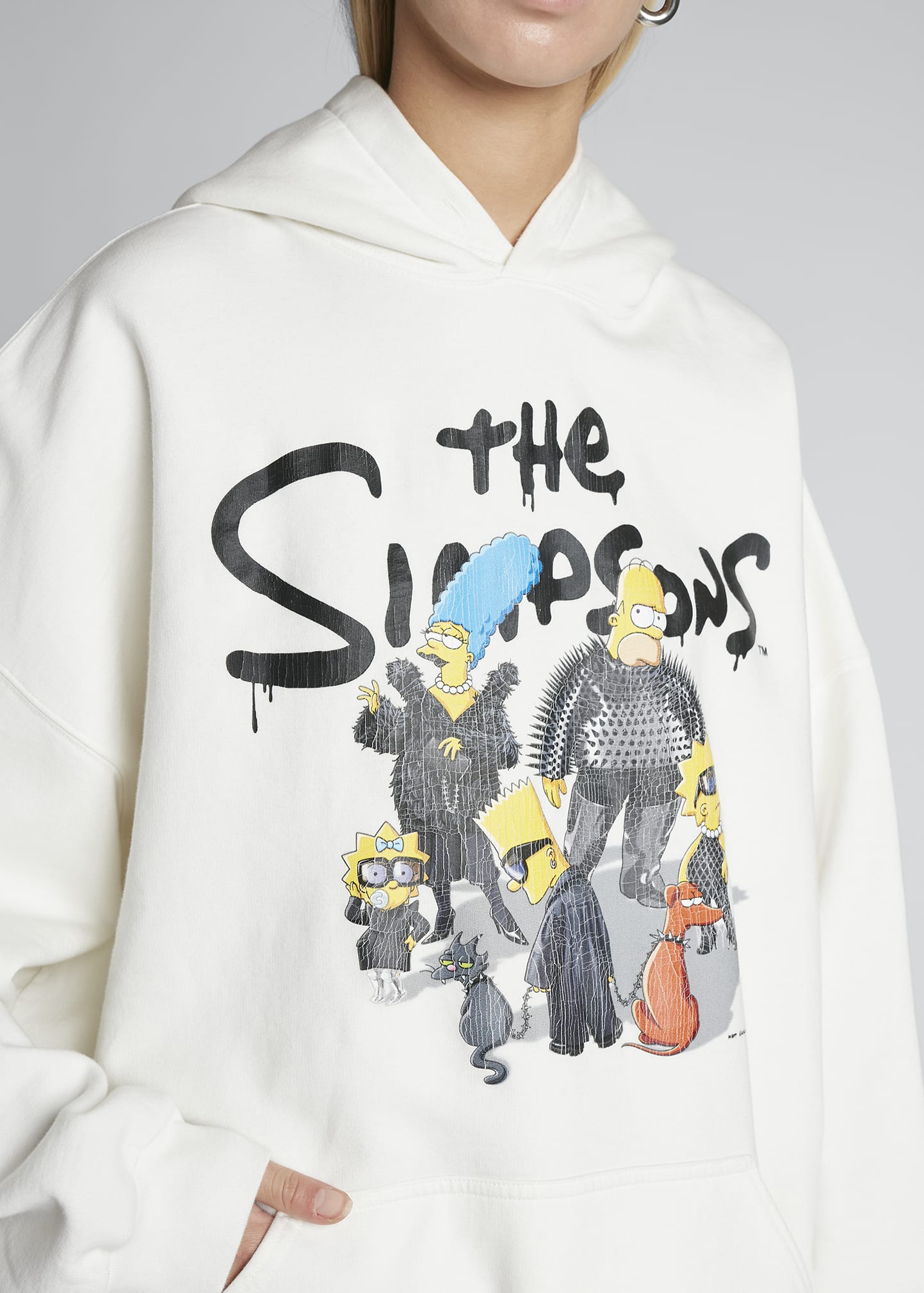 ■鑑定可■希少 バレンシアガ x The Simpsons パーカー フーディ Balenciaga x The Simpsons™ Graphic Wide Fit Hoodie