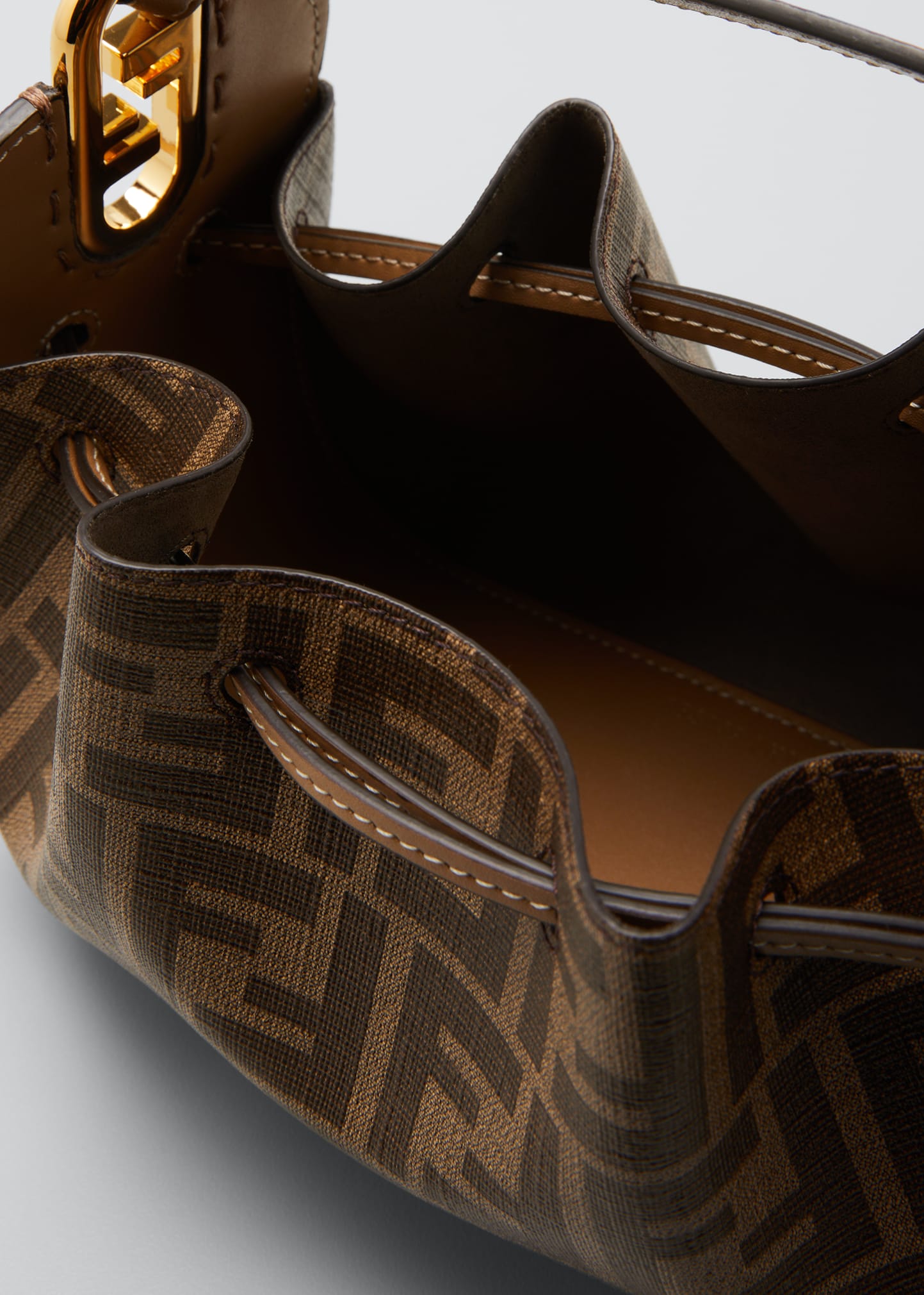 Fendi Pomodorino Mini FF Bucket Top-Handle Bag - Bergdorf Goodman