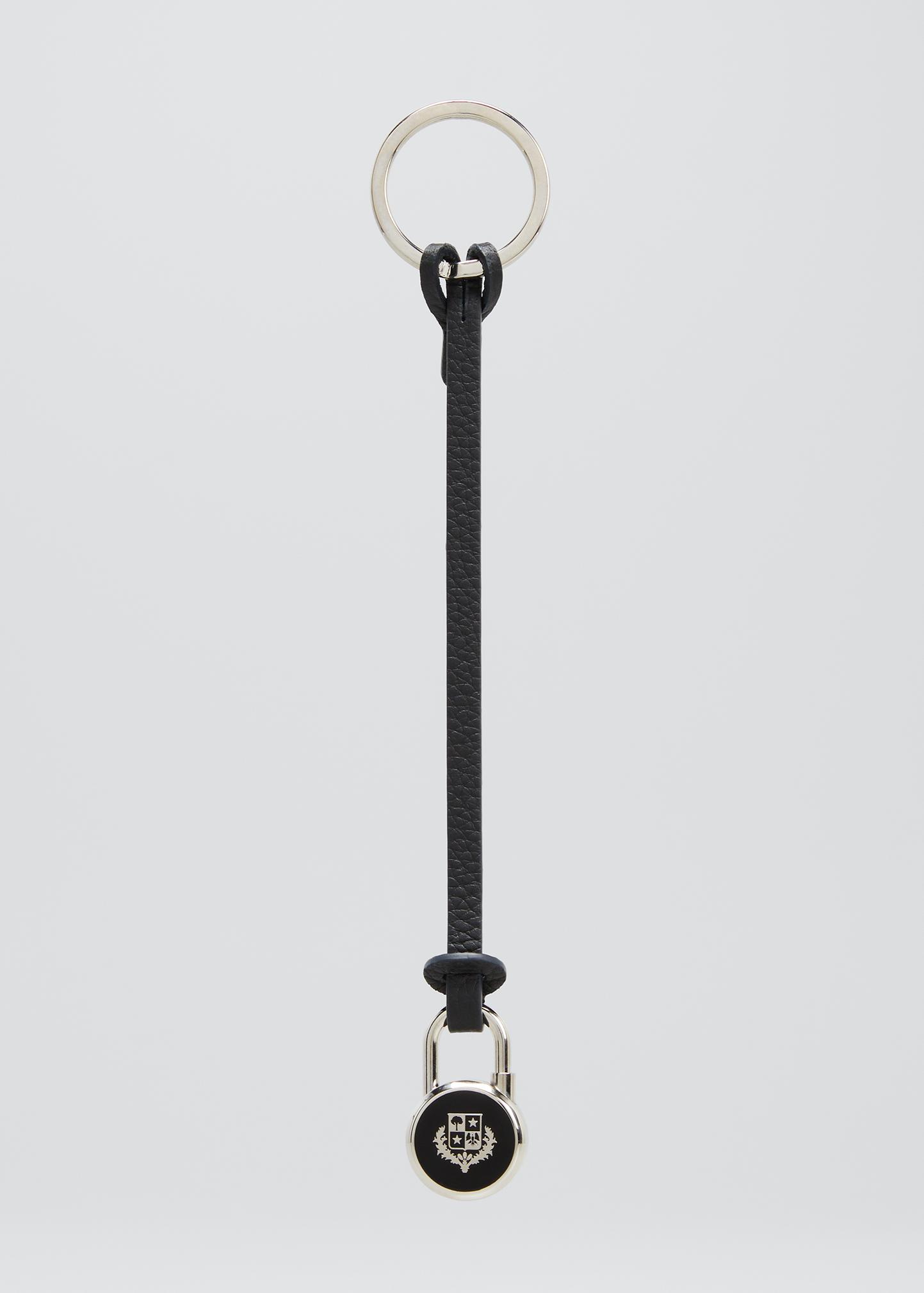Loro Piana Padlock Logo Grained Leather Charm - Bergdorf Goodman
