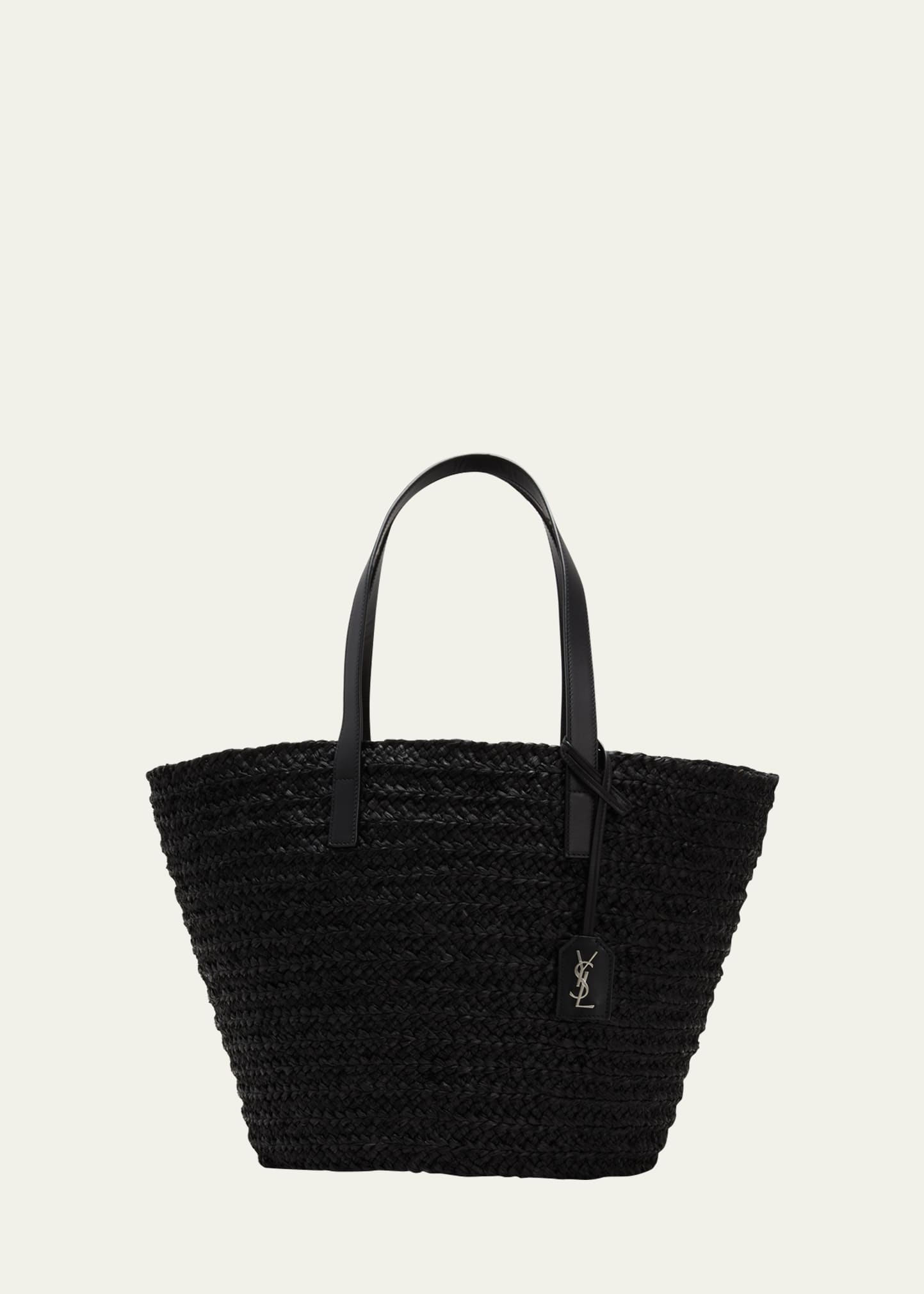 Saint Laurent YSL Crochet Raffia Hobo Bag - Bergdorf Goodman