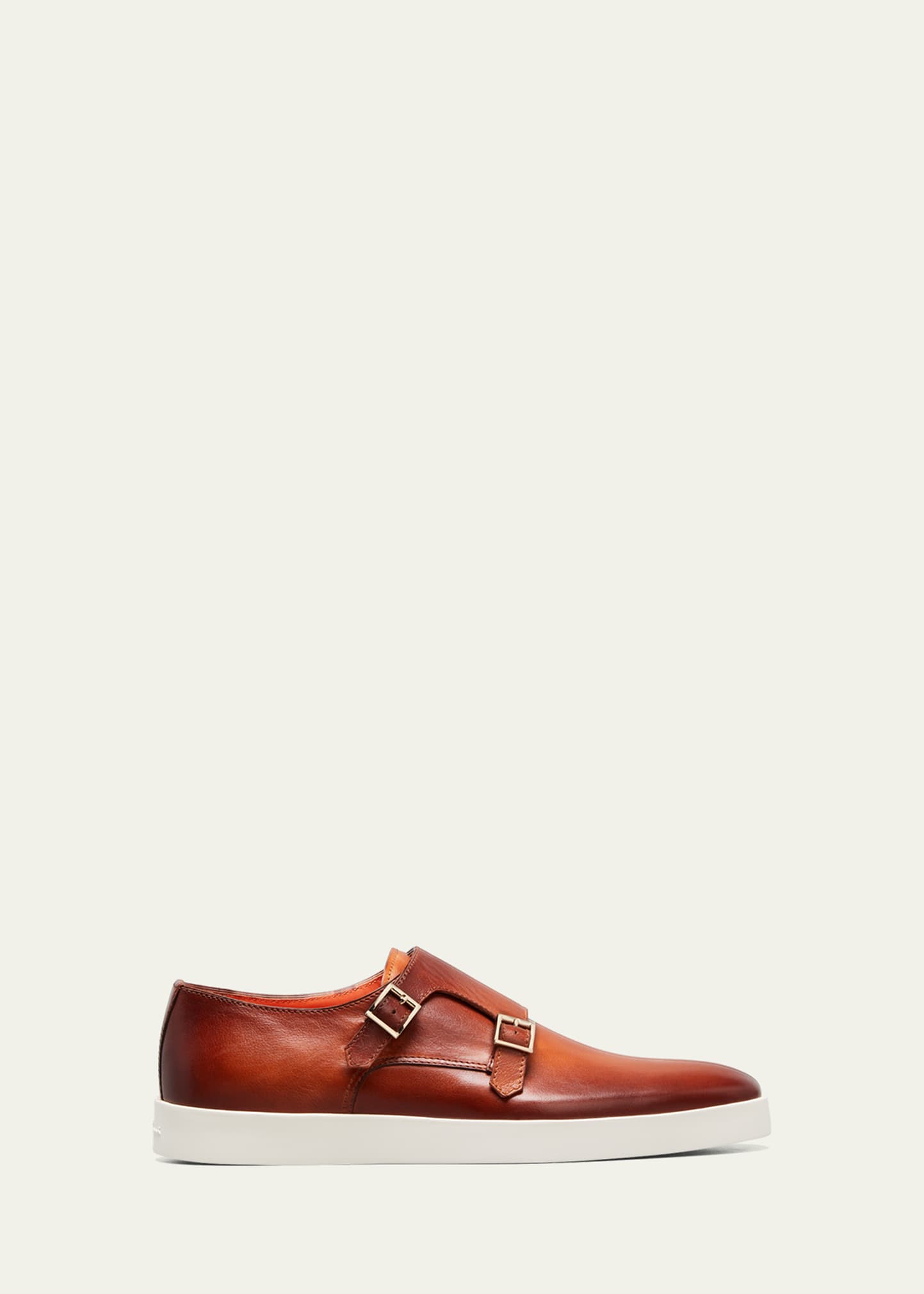 Santoni Men's Bankable Double-Monk Strap Loafers - Bergdorf Goodman