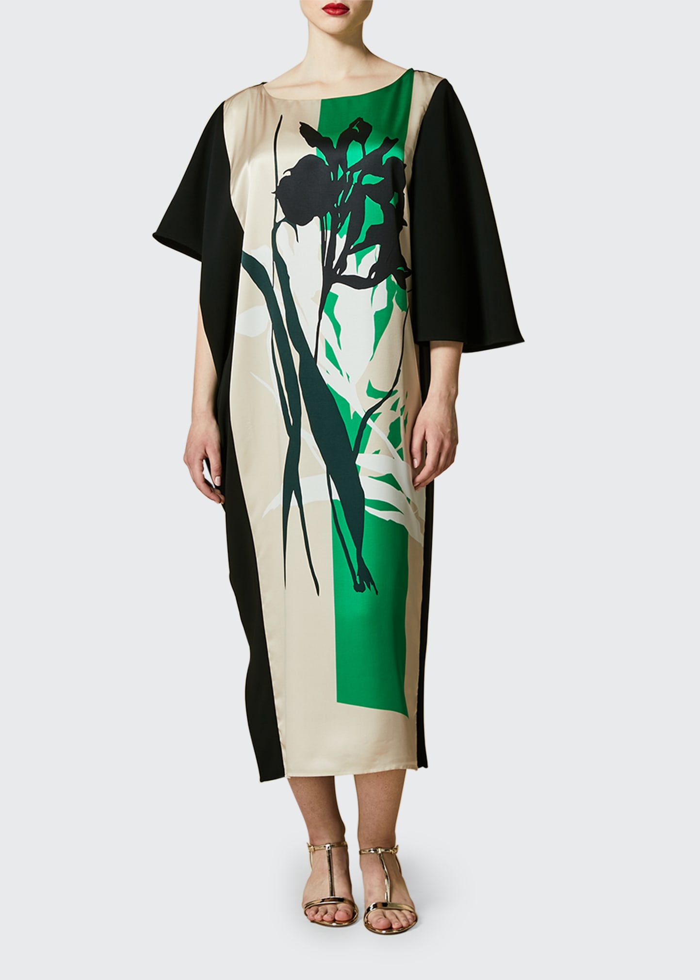 Marina Rinaldi Plus Size Deciso Asymmetric Maxi Dress - Bergdorf Goodman
