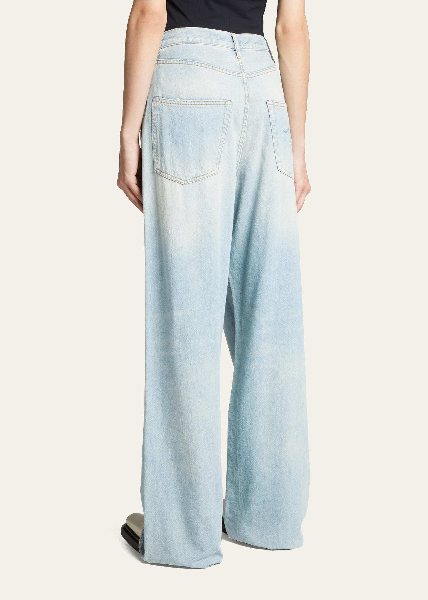 R13 Damon Pleated Wide-Leg - Bergdorf Goodman
