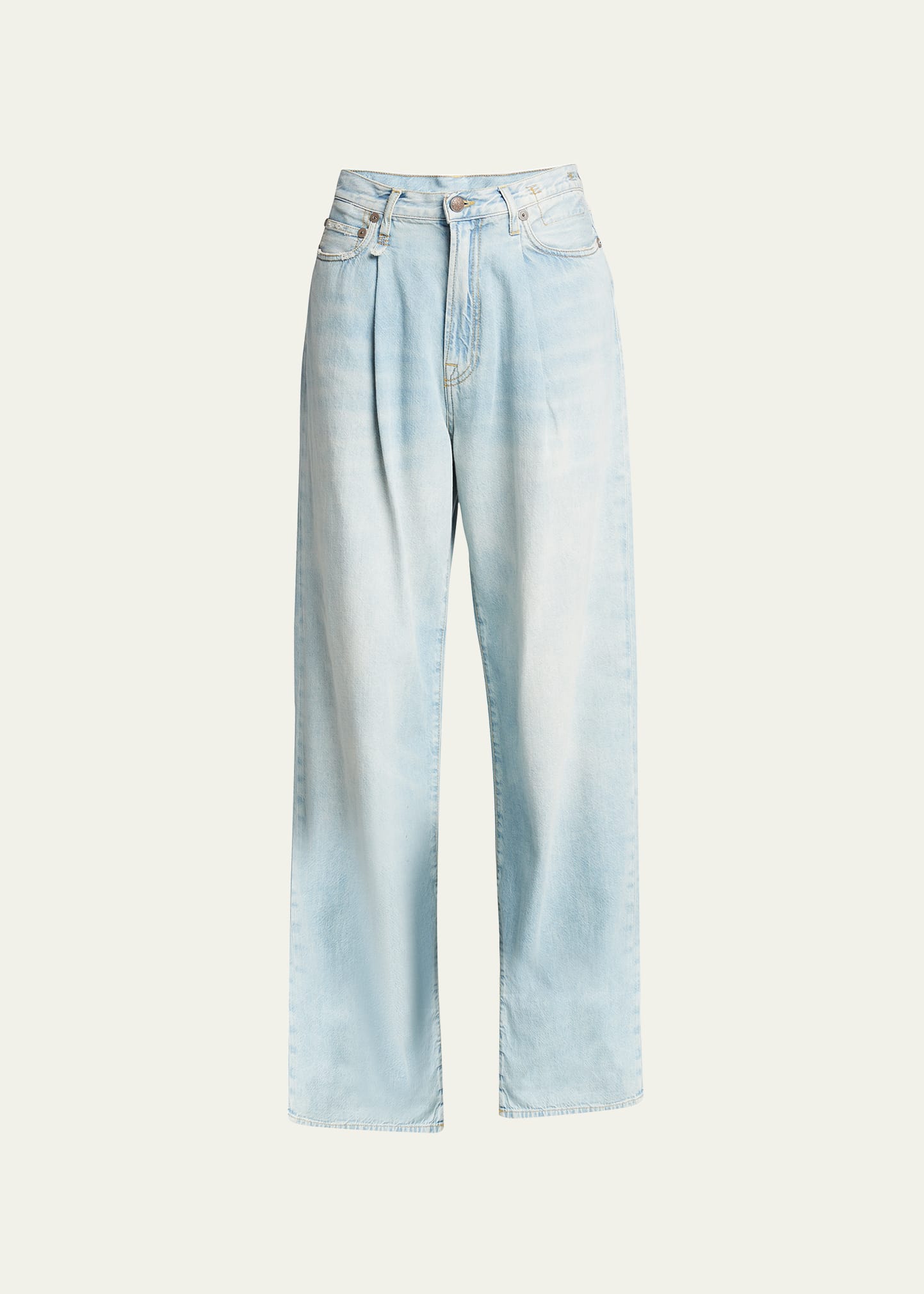 【R13】DAMON Pleated Wide Leg Denim R13 Damon Pleated Wide Leg – Ellery Black | Canada | USA