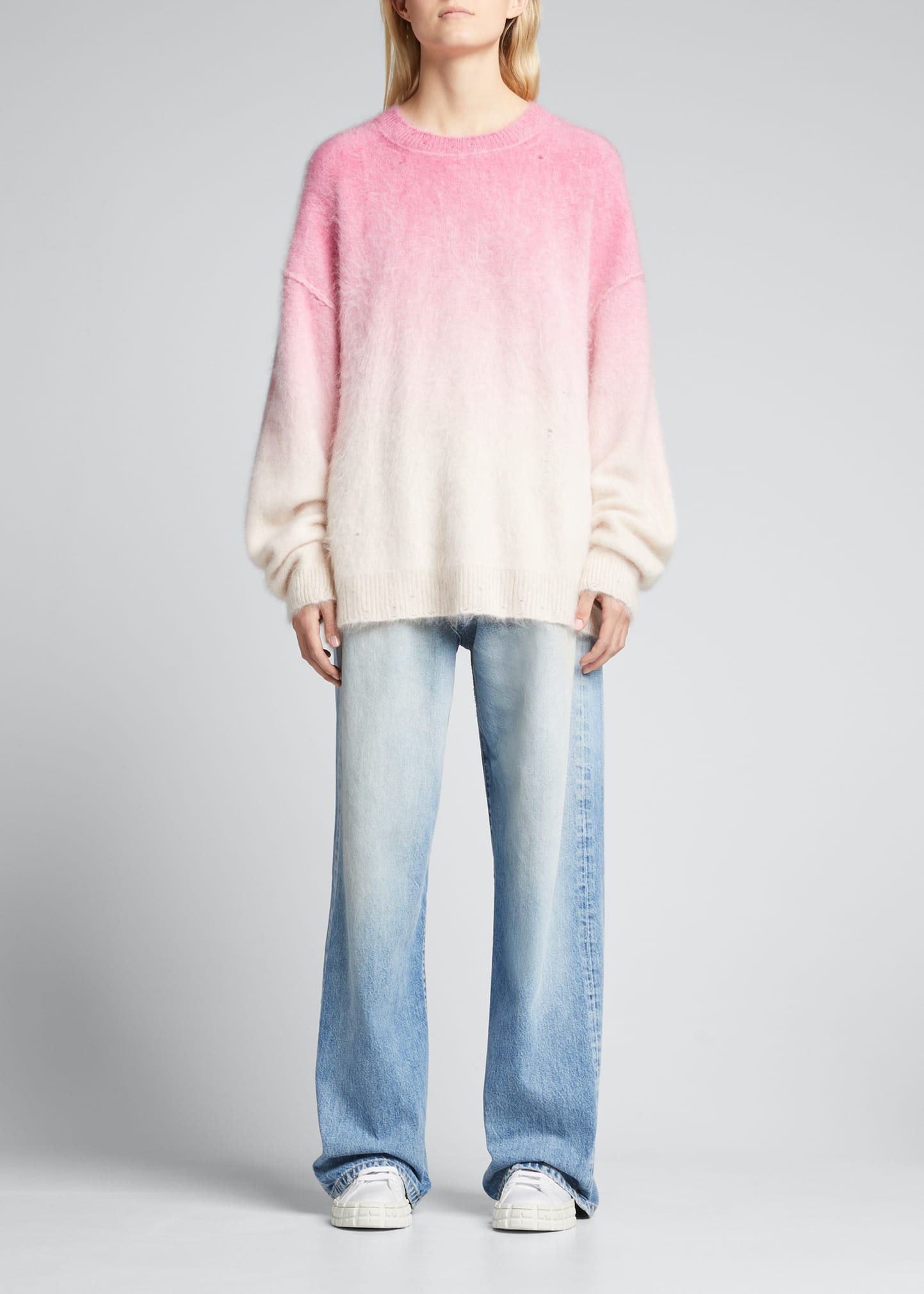 R13 Japanese Brushed Cashmere Dip Dye Sweater Bergdorf Goodman