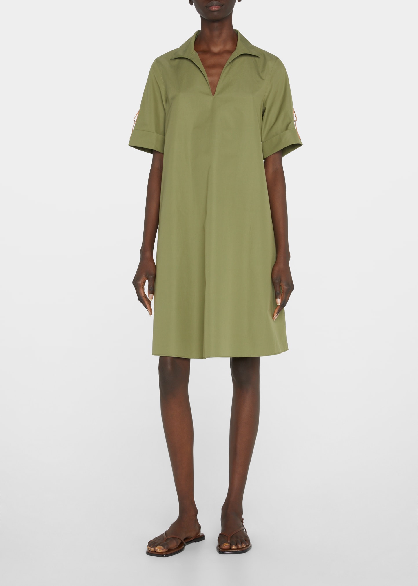 Stand Collar Dress | bergdorfgoodman.com