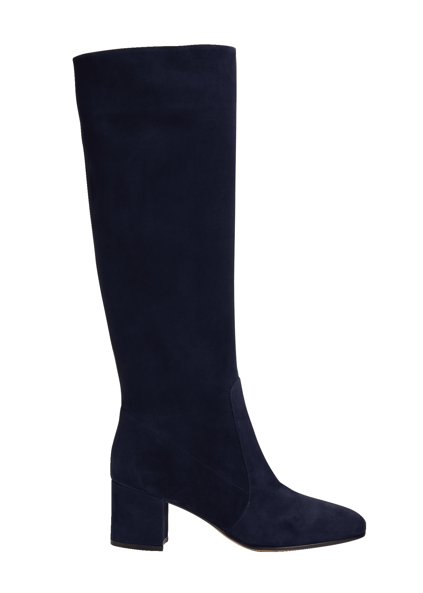 Chloe Edith Bicolor Denim Knee Boots - Bergdorf Goodman