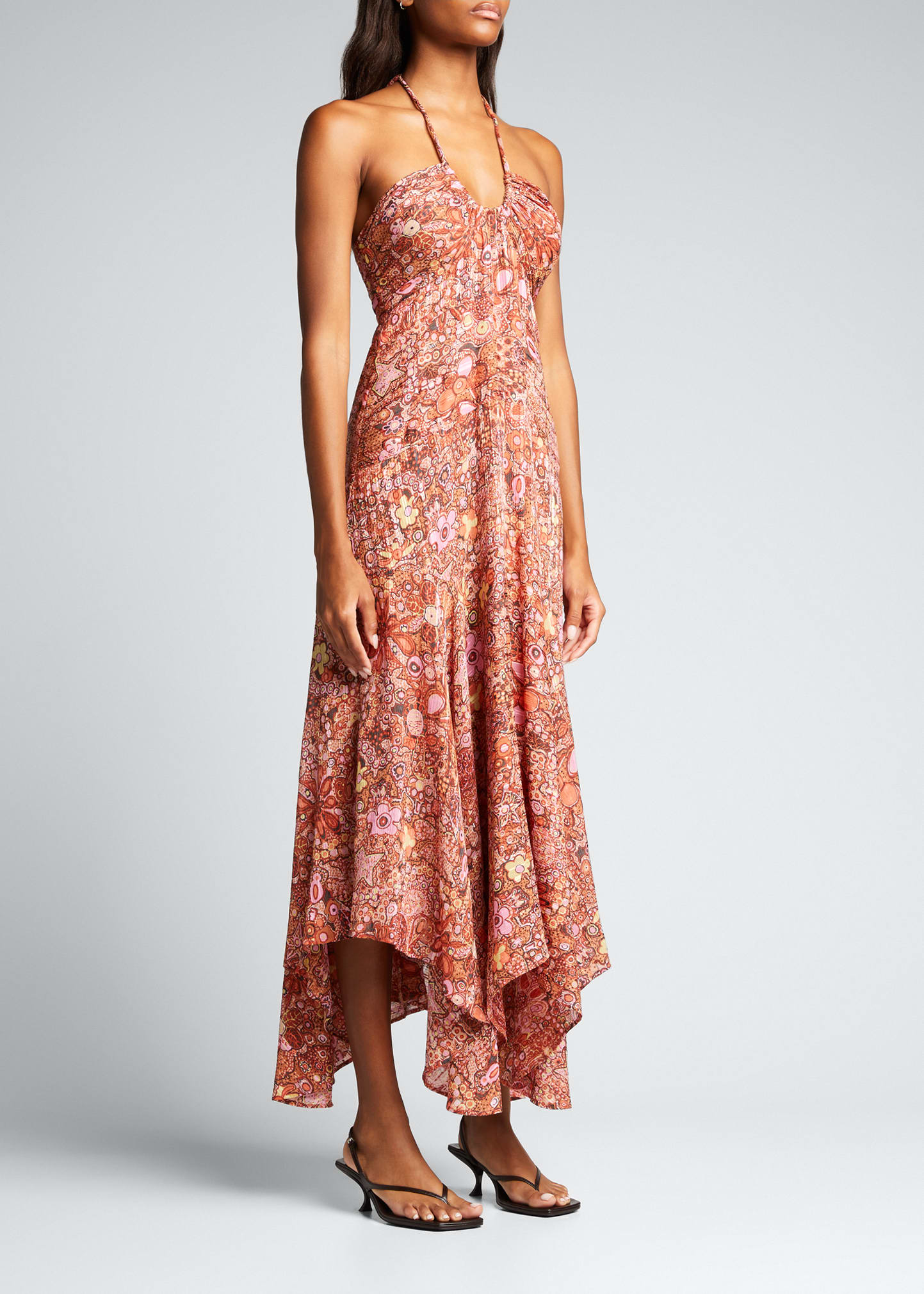 A.L.C. Amina Handkerchief Halter Dress - Bergdorf Goodman