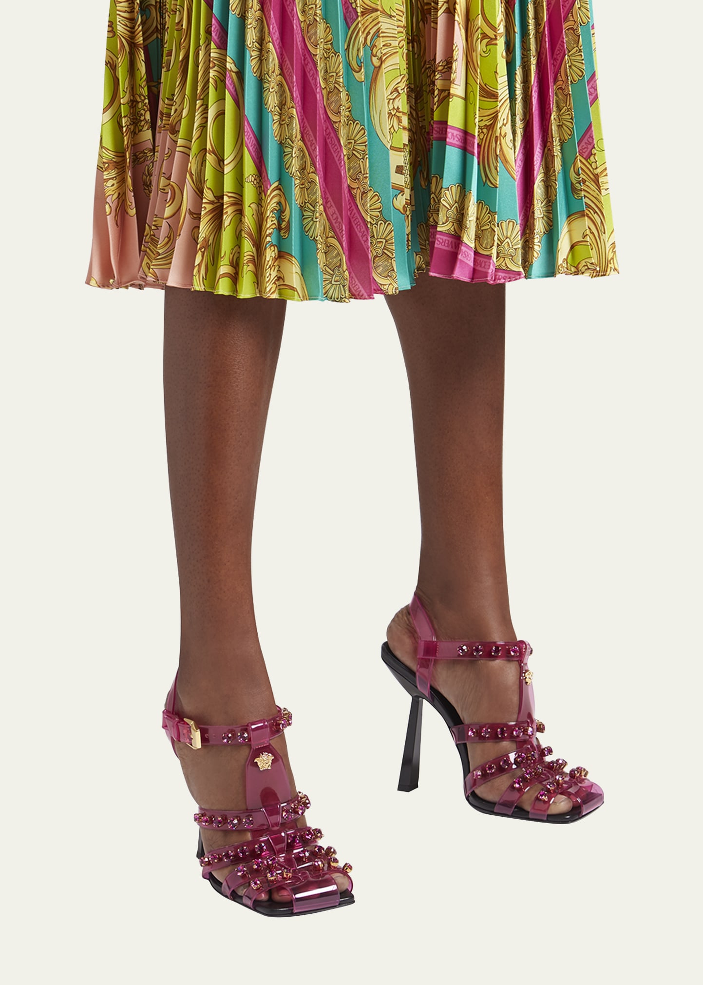 サンダル・ミュール Versace Sandal The Jellyfish レディース デザイナー サンダル | ヴェルサーチェ 日本