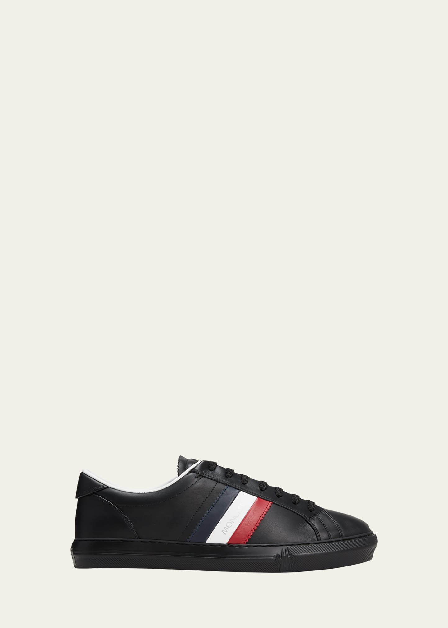 Moncler Men's New Monaco Low-Top Leather Sneakers - Bergdorf