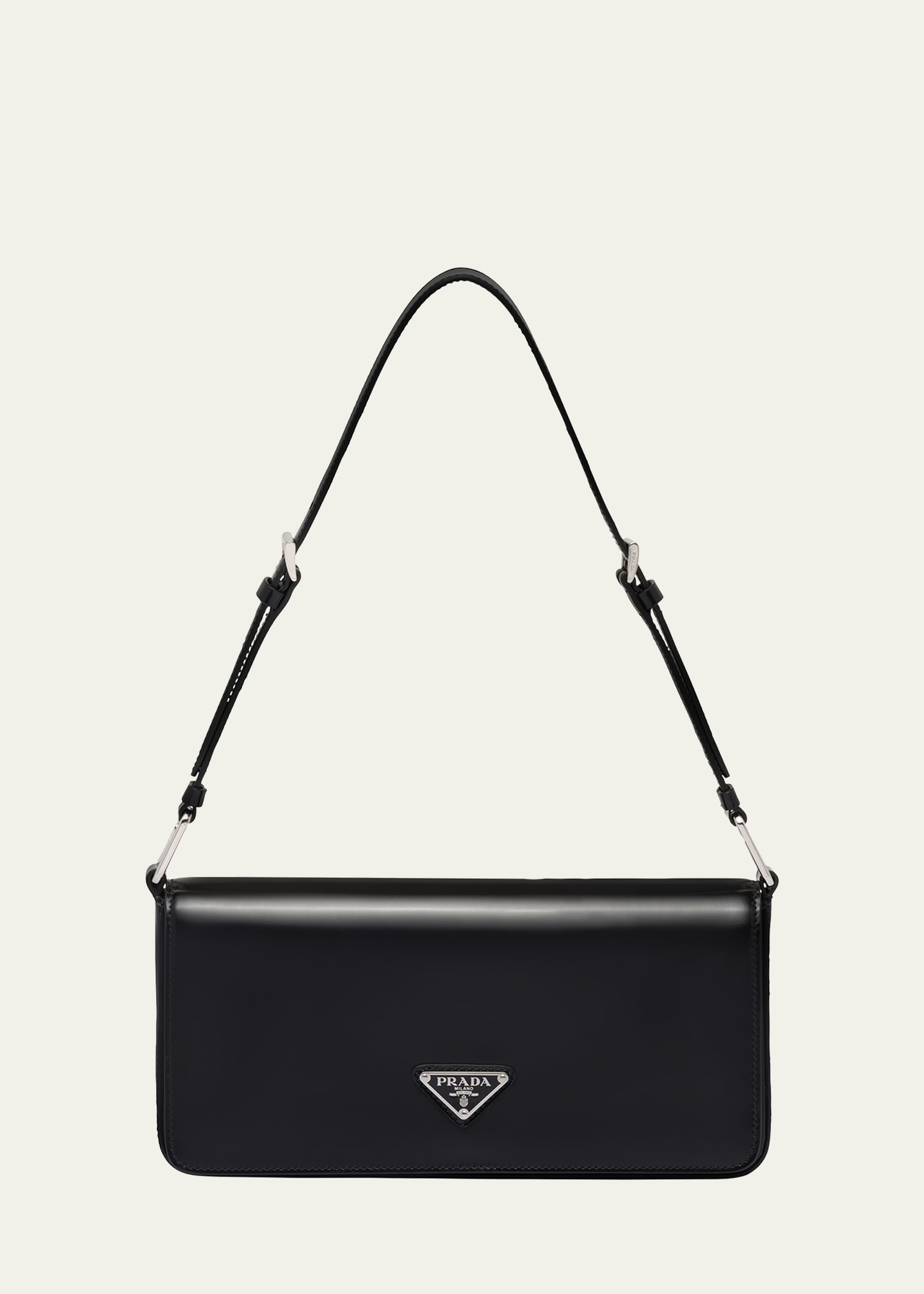 Prada Cleo Brushed Leather Shoulder Bag Bergdorf Goodman