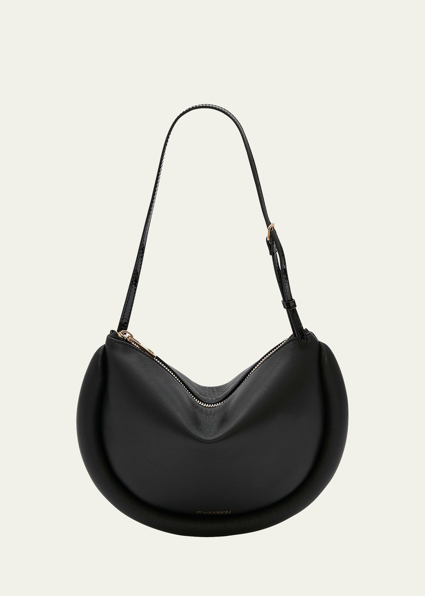 JW ANDERSON The Bumper-Moon two-tone leather shoulder bag