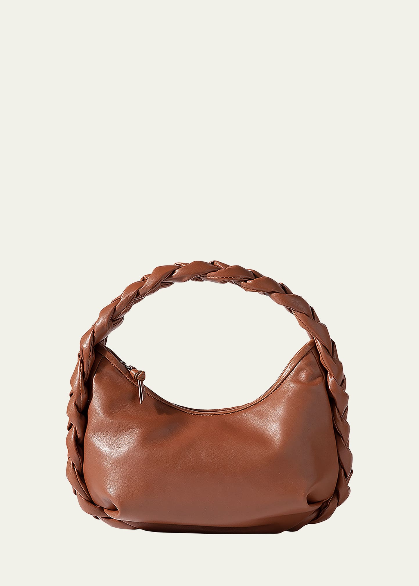 Hereu Espiga Braided Leather Top-Handle Bag