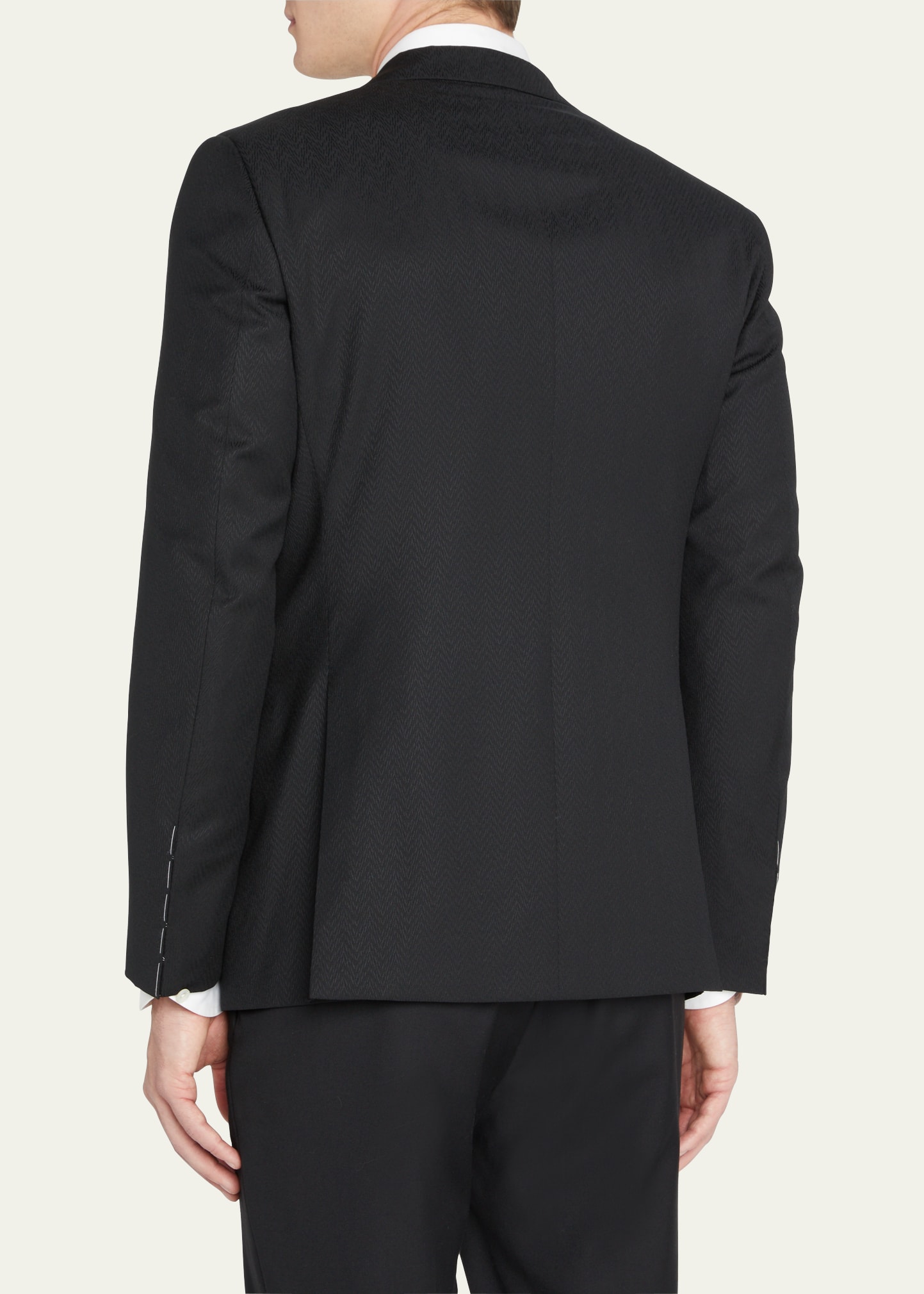 Giorgio Armani Men's Zigzag Stitch Dinner Jacket - Bergdorf Goodman