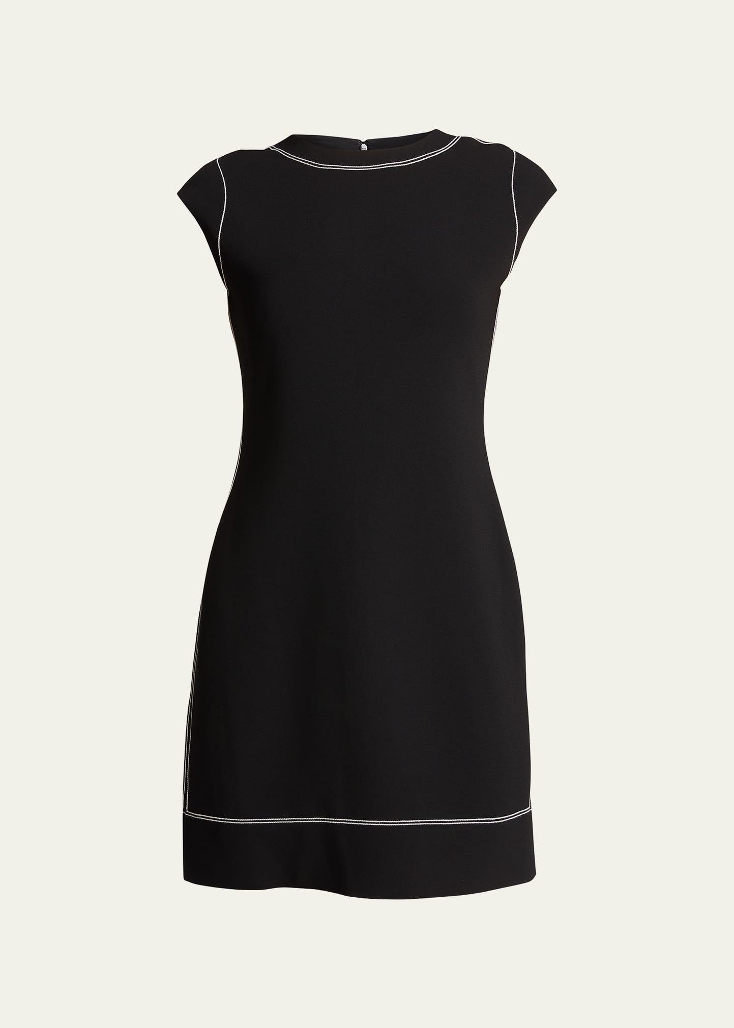 cap sleeve fitted dress